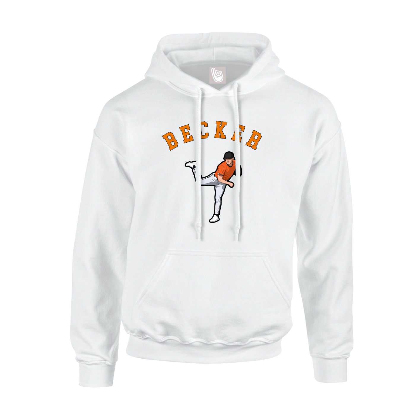 Youth Hoodie — Shirsey Arch in White