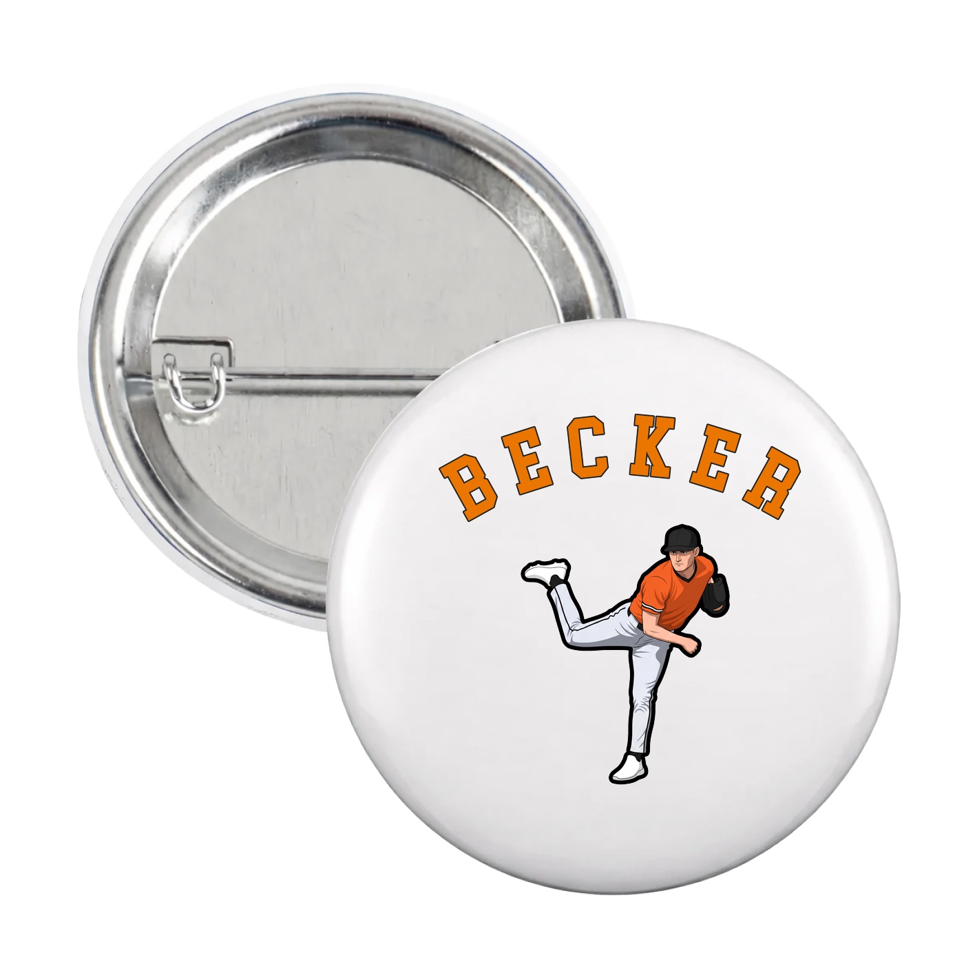 Game Day Button — Shirsey Arch in White