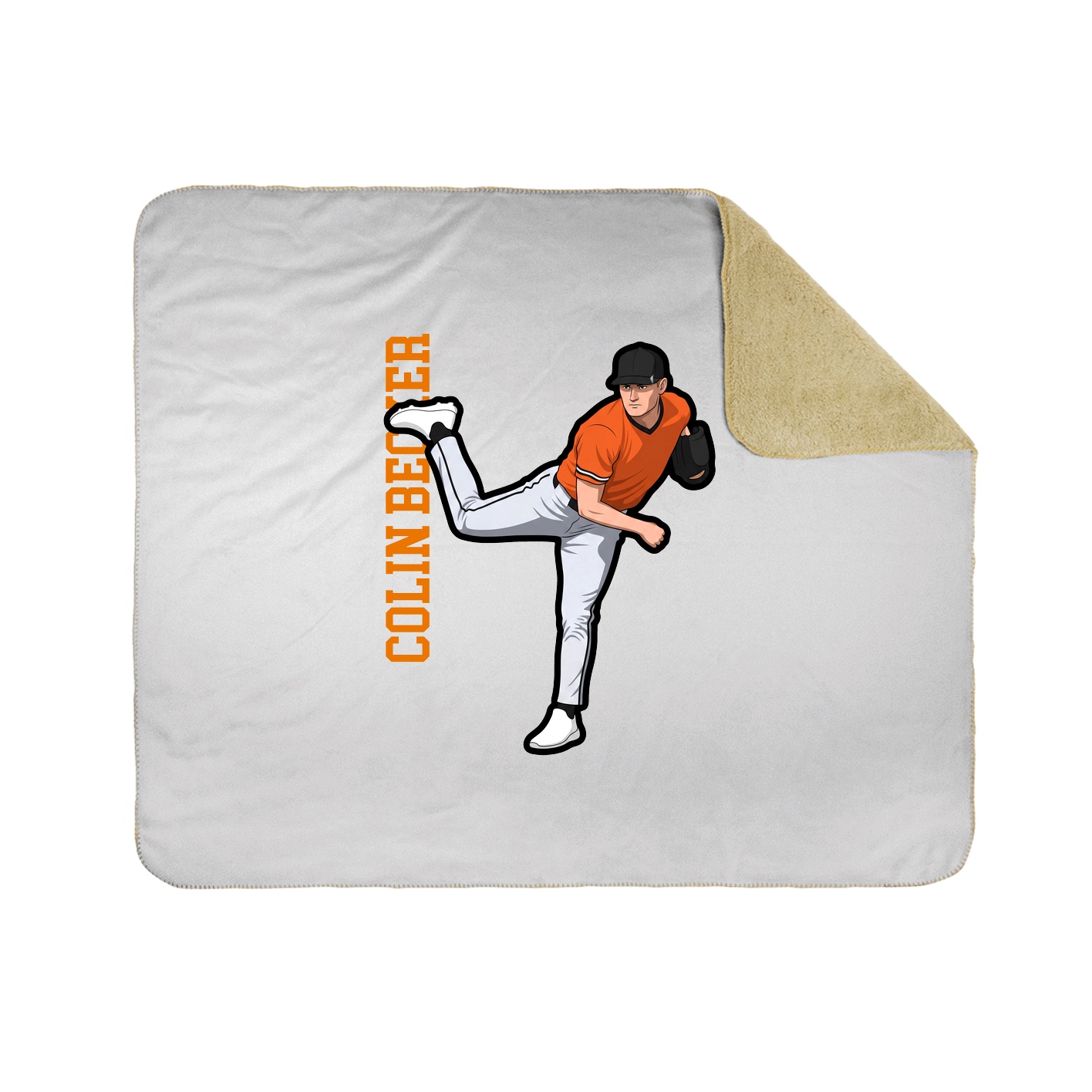 50x60 Sherpa Lined Throw Blanket