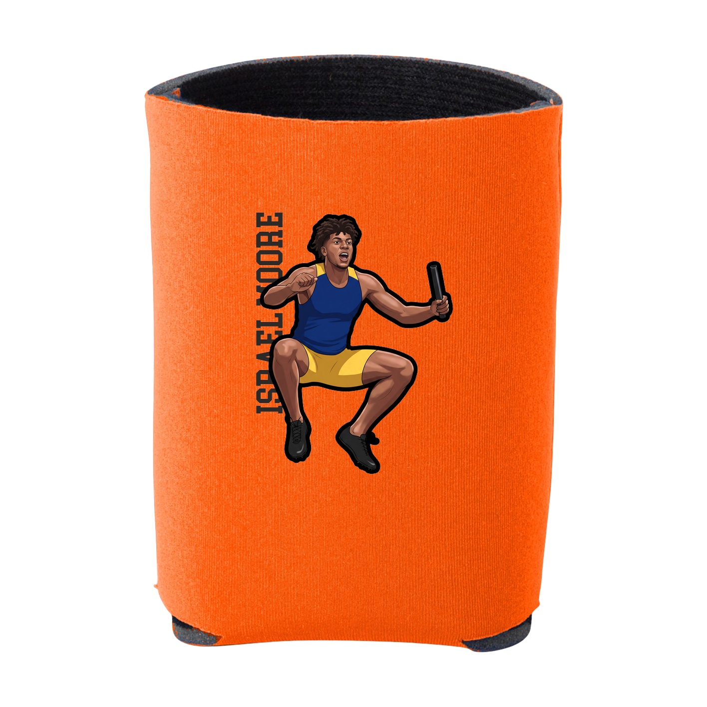 Can Holder — Name Vertical in Orange