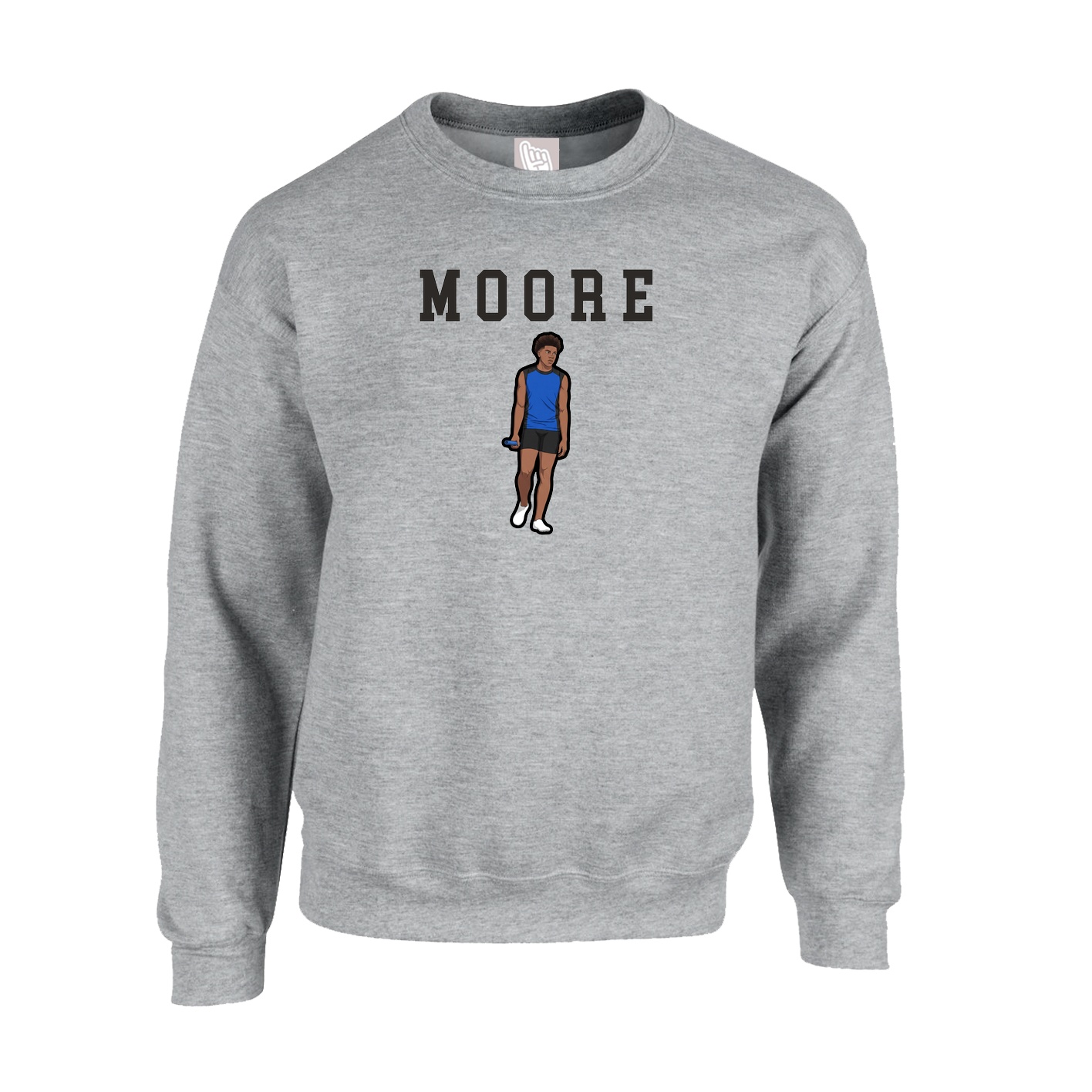 Fleece Crew — Shirsey in Grey