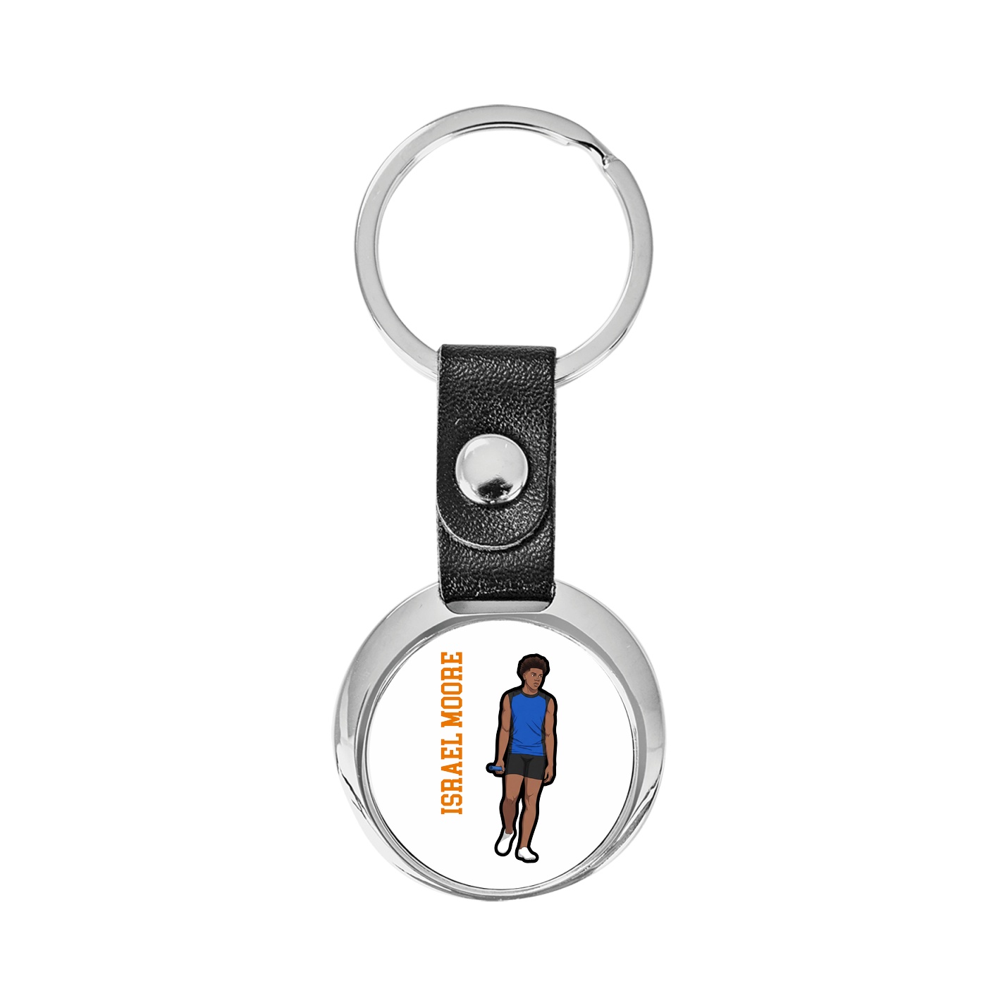 Key Chain — Name Vertical in Classic
