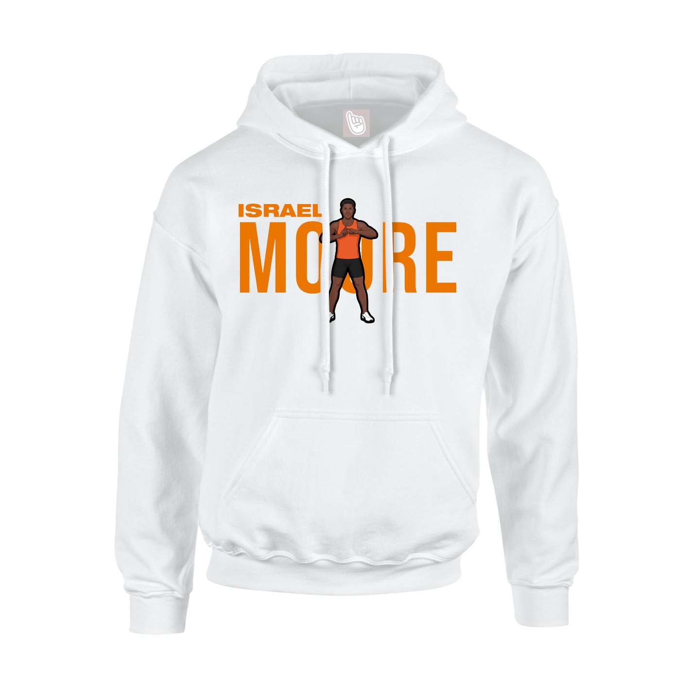 Hoodie — Player Name in White
