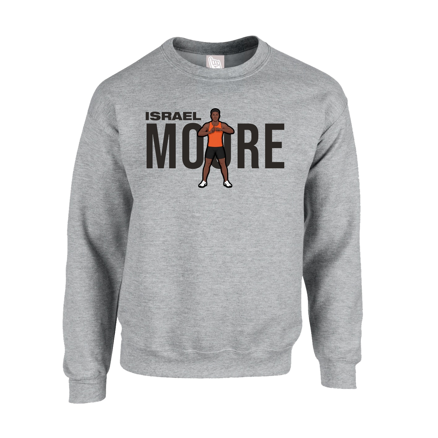 Fleece Crew — Player Name in Grey
