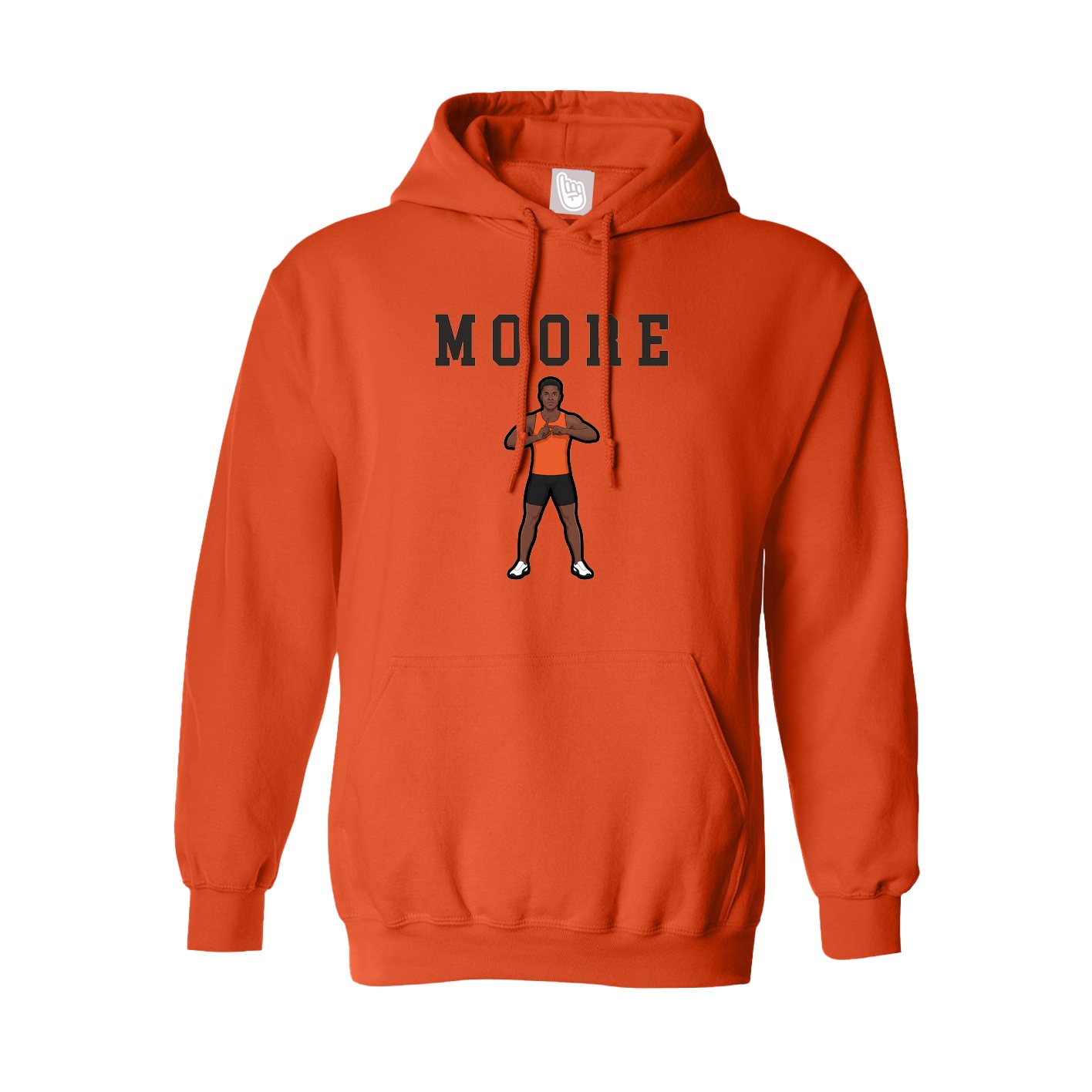 Hoodie — Shirsey in Orange
