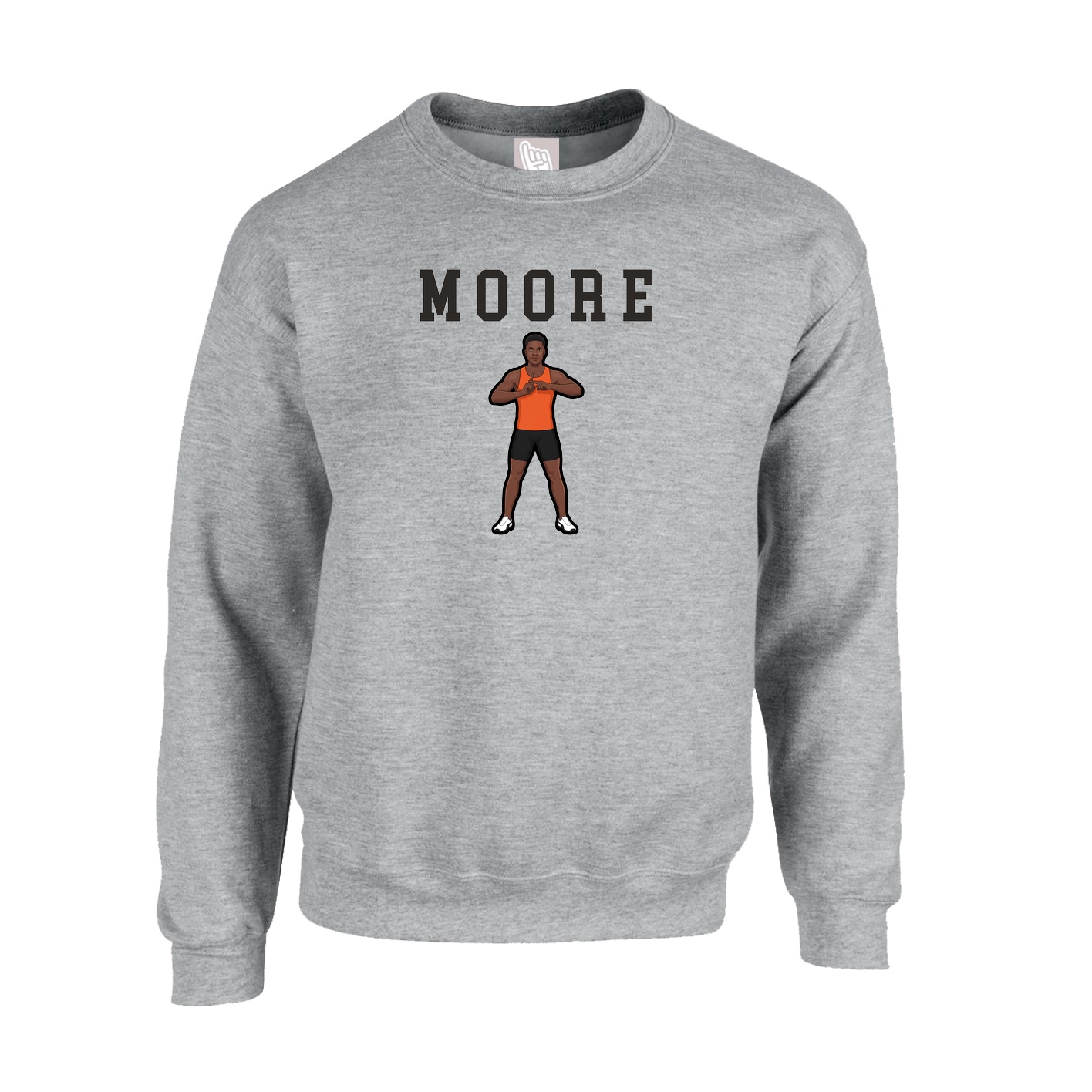Fleece Crew — Shirsey in Grey