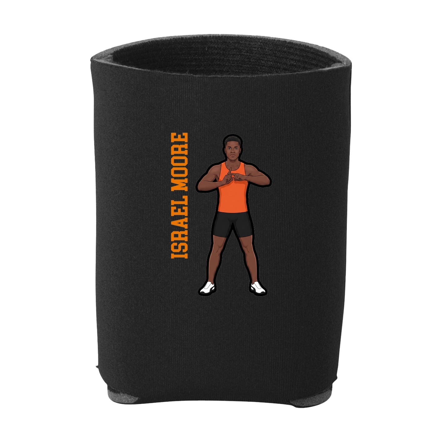 Can Holder — Name Vertical in Black