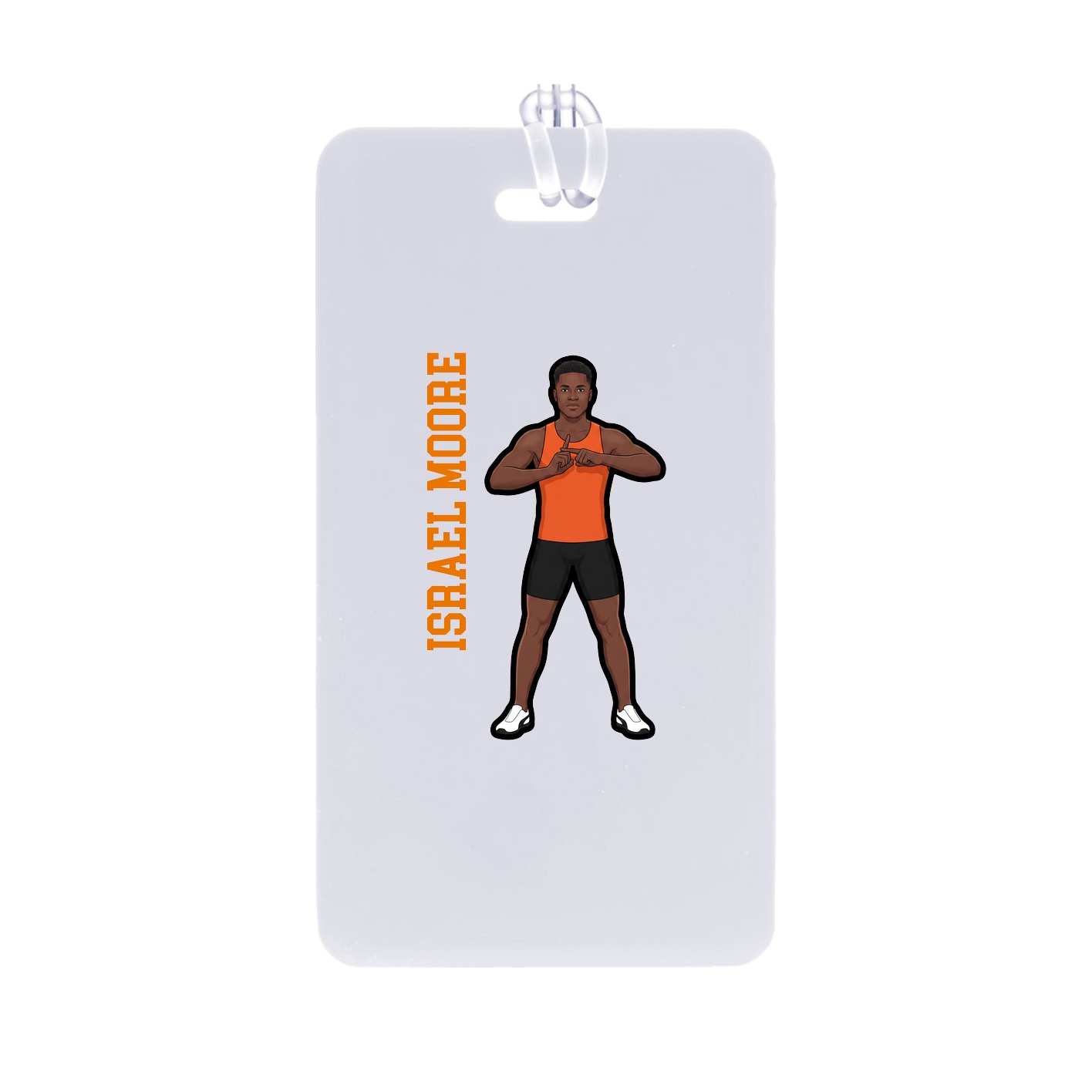 Bag Tag — Name Vertical in Classic