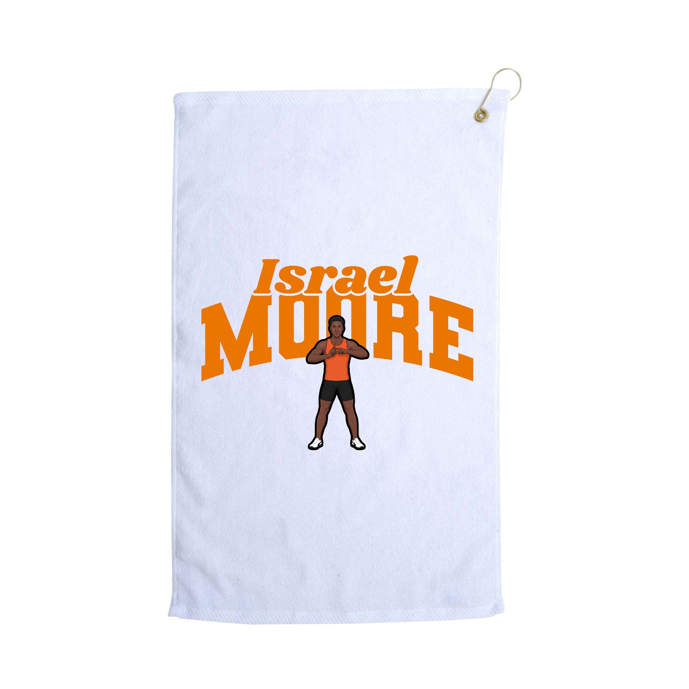 Golf Towel — Signature Arch in White
