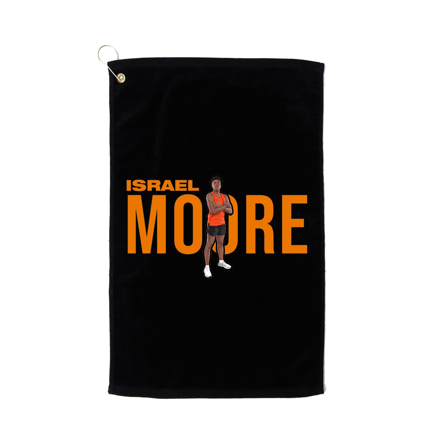 Golf Towel — Player Name in Black