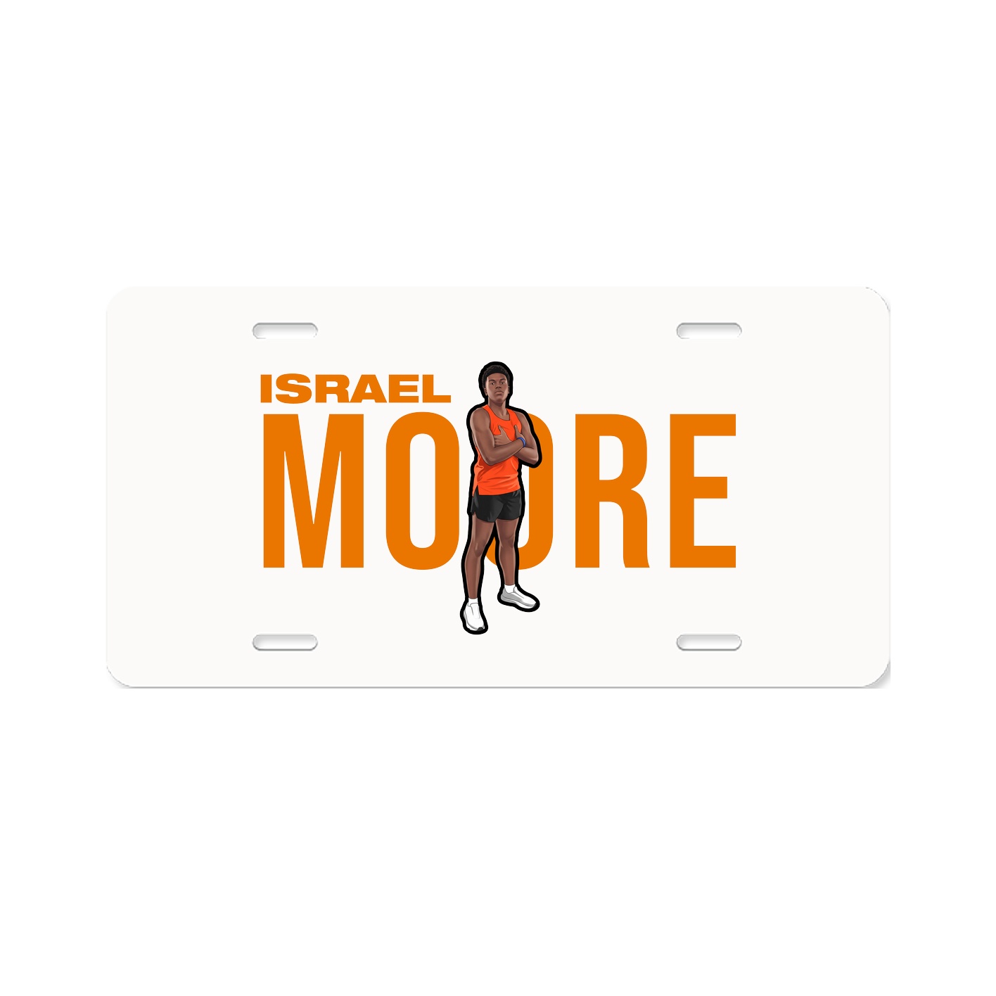 License Plate — Player Name in Classic
