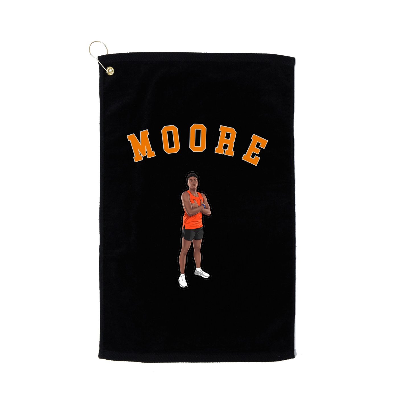 Golf Towel — Shirsey Arch in Black