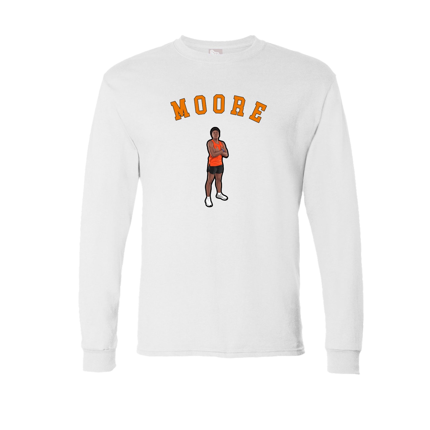 Long Sleeve Tee — Shirsey Arch in White