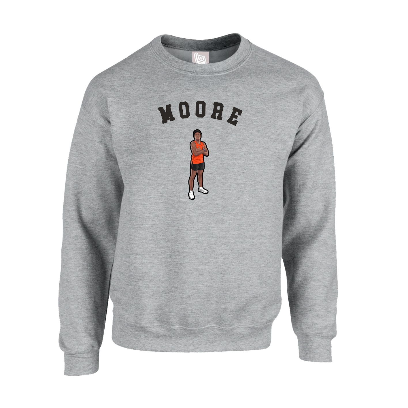 Fleece Crew — Shirsey Arch in Grey