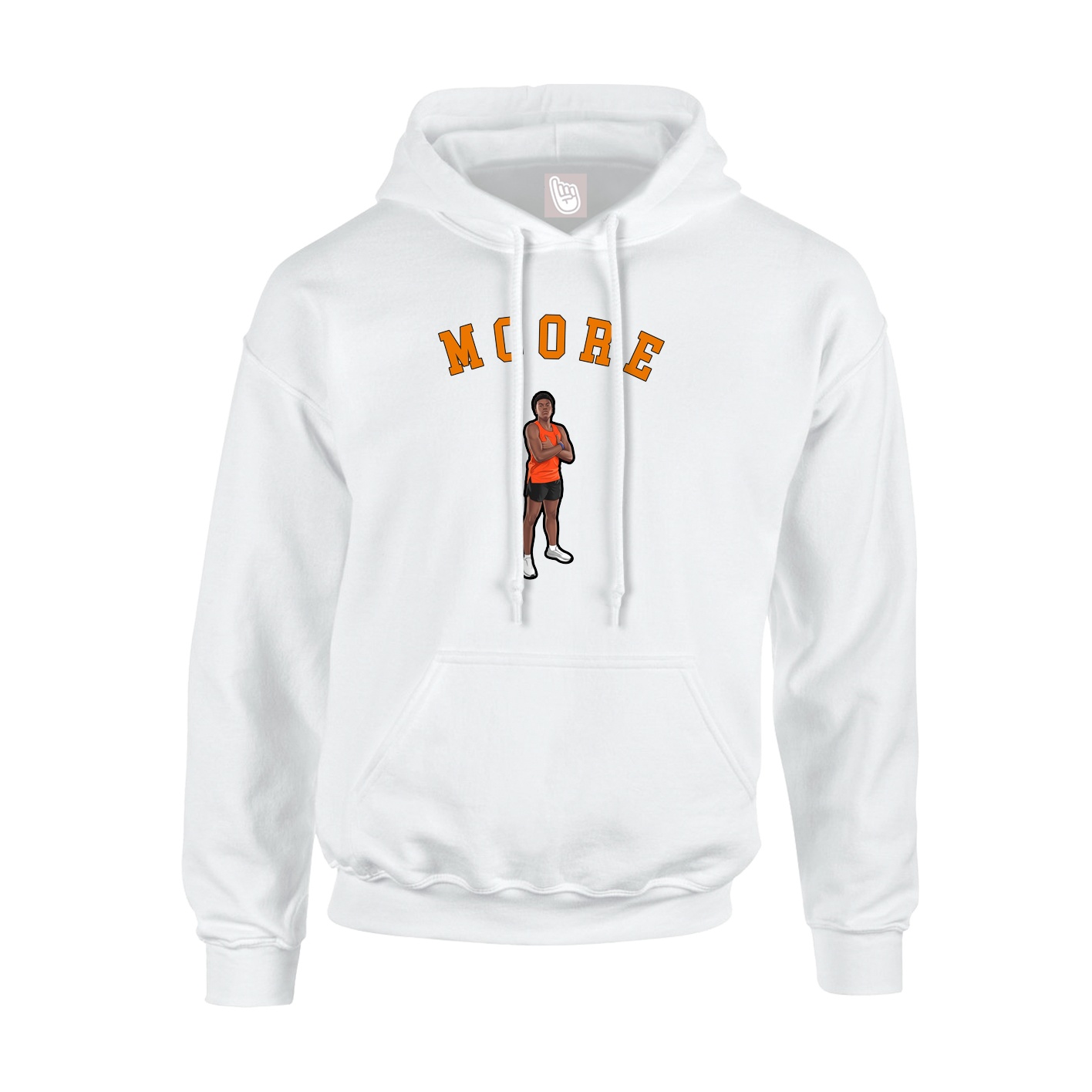Youth Hoodie — Shirsey Arch in White