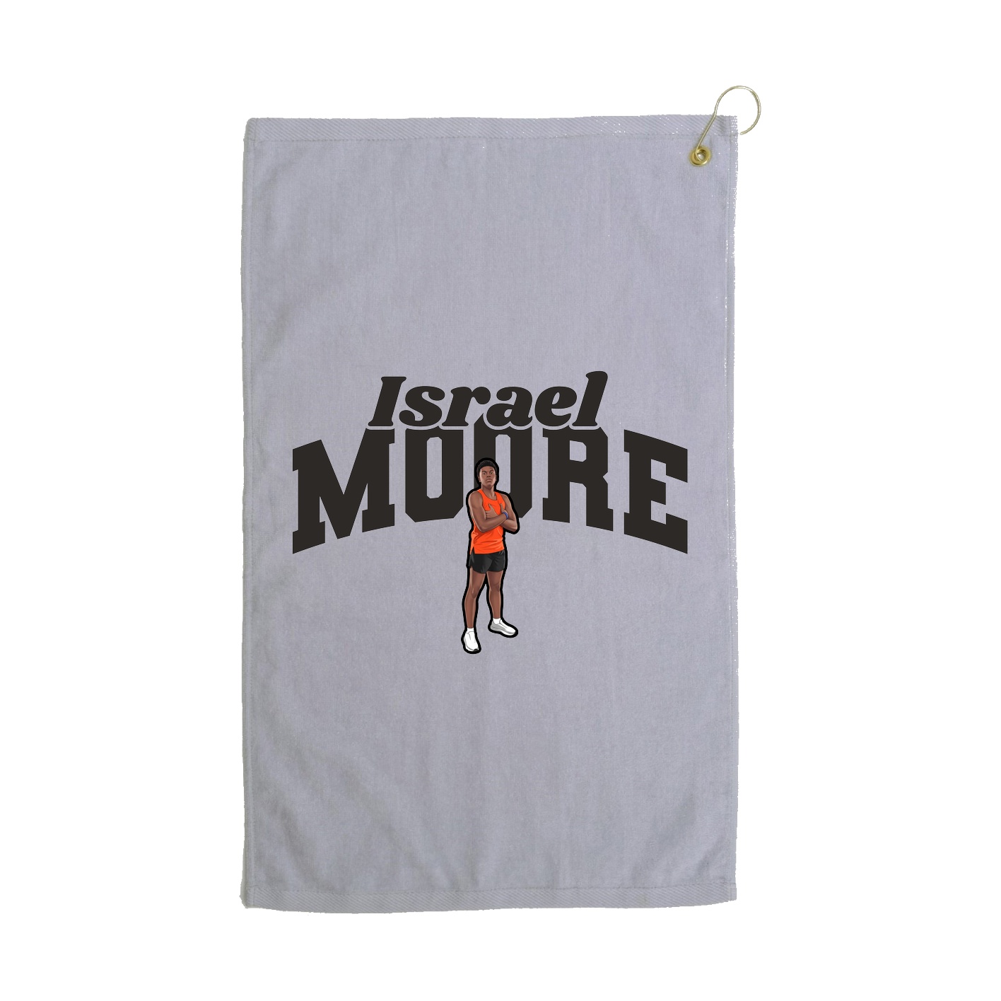 Golf Towel — Signature Arch in Grey