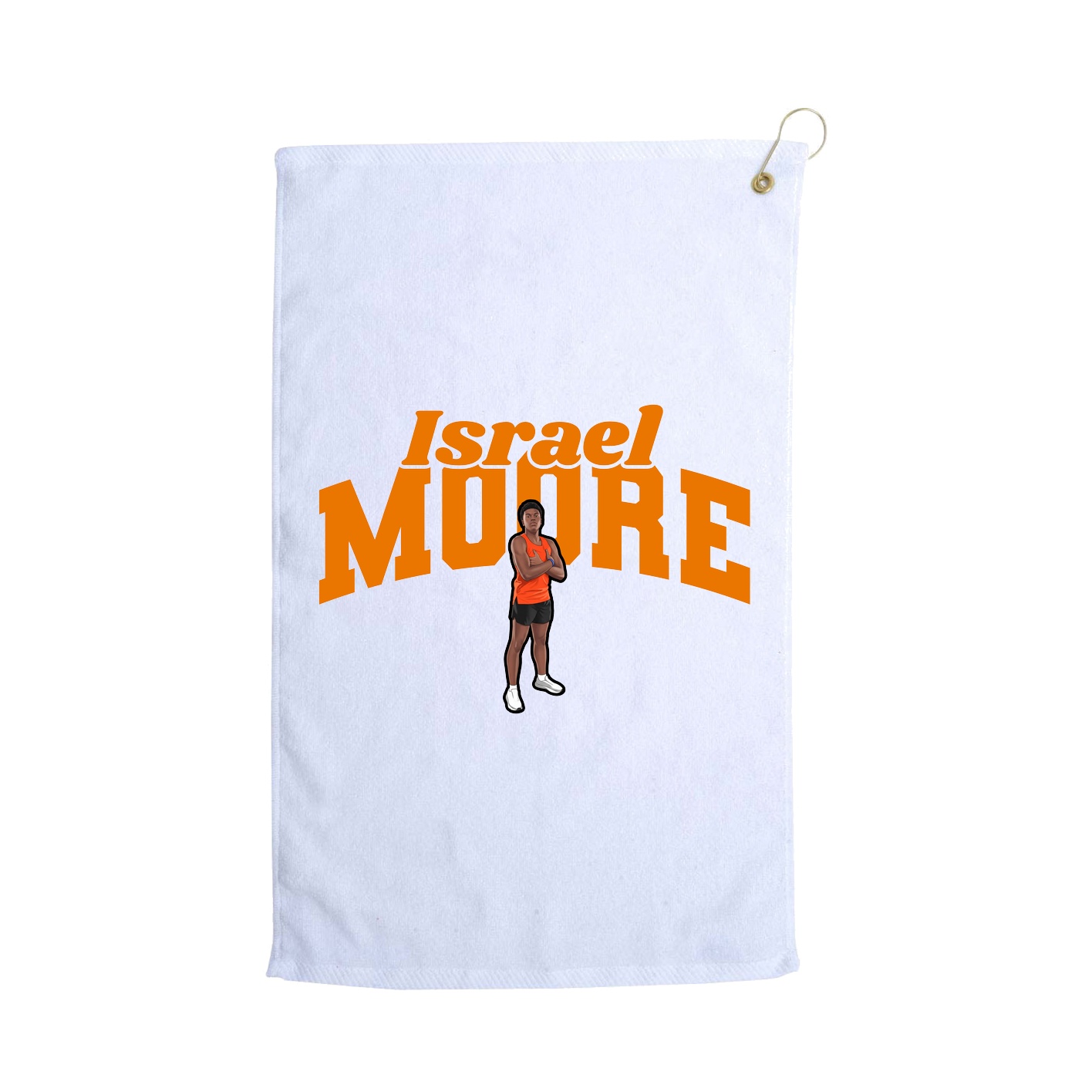 Golf Towel — Signature Arch in White