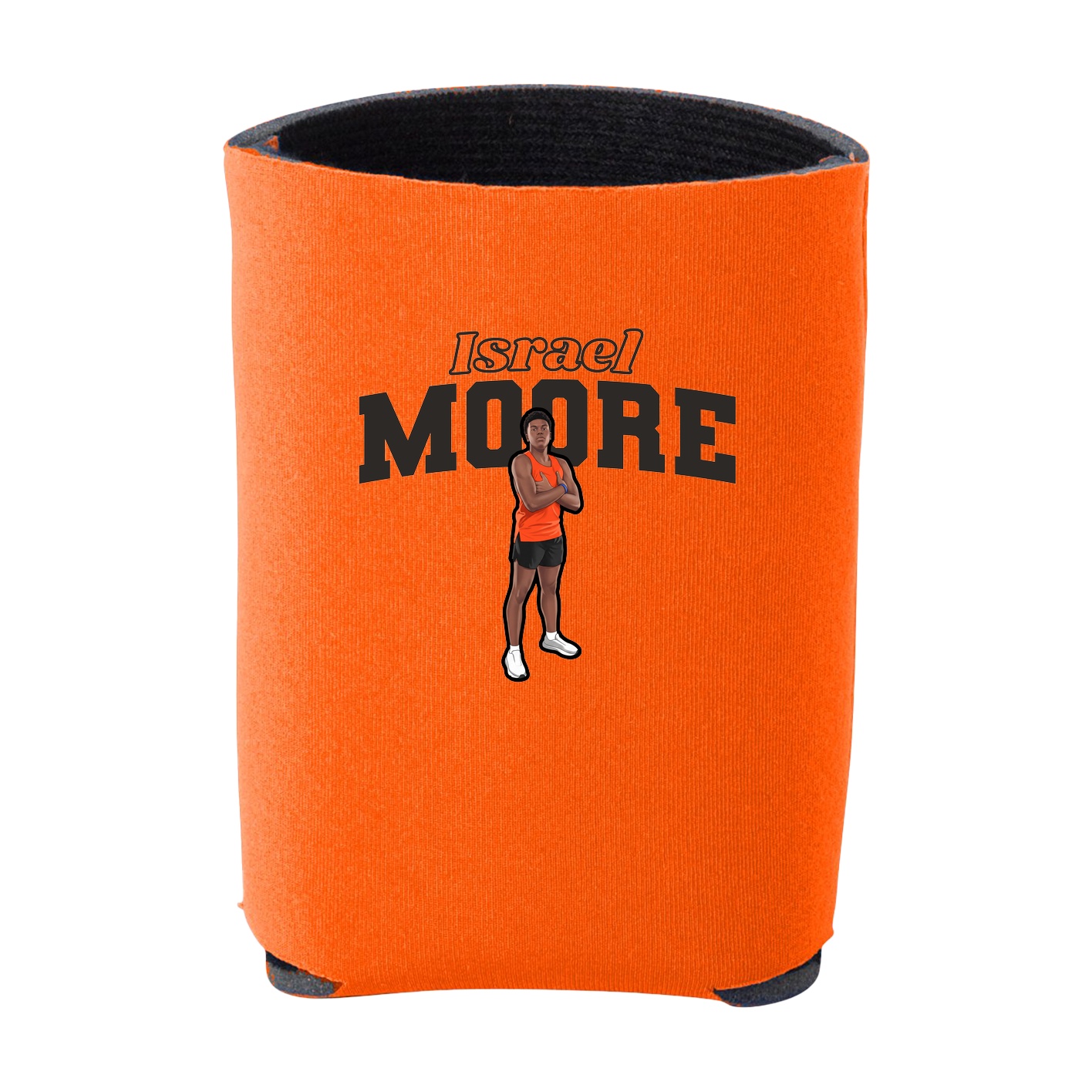 Can Holder — Name Arch in Orange