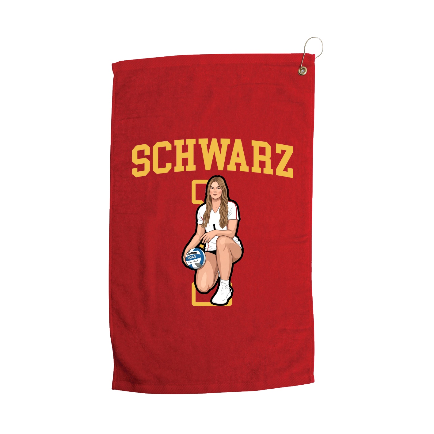 Golf Towel — Shirsey in Red