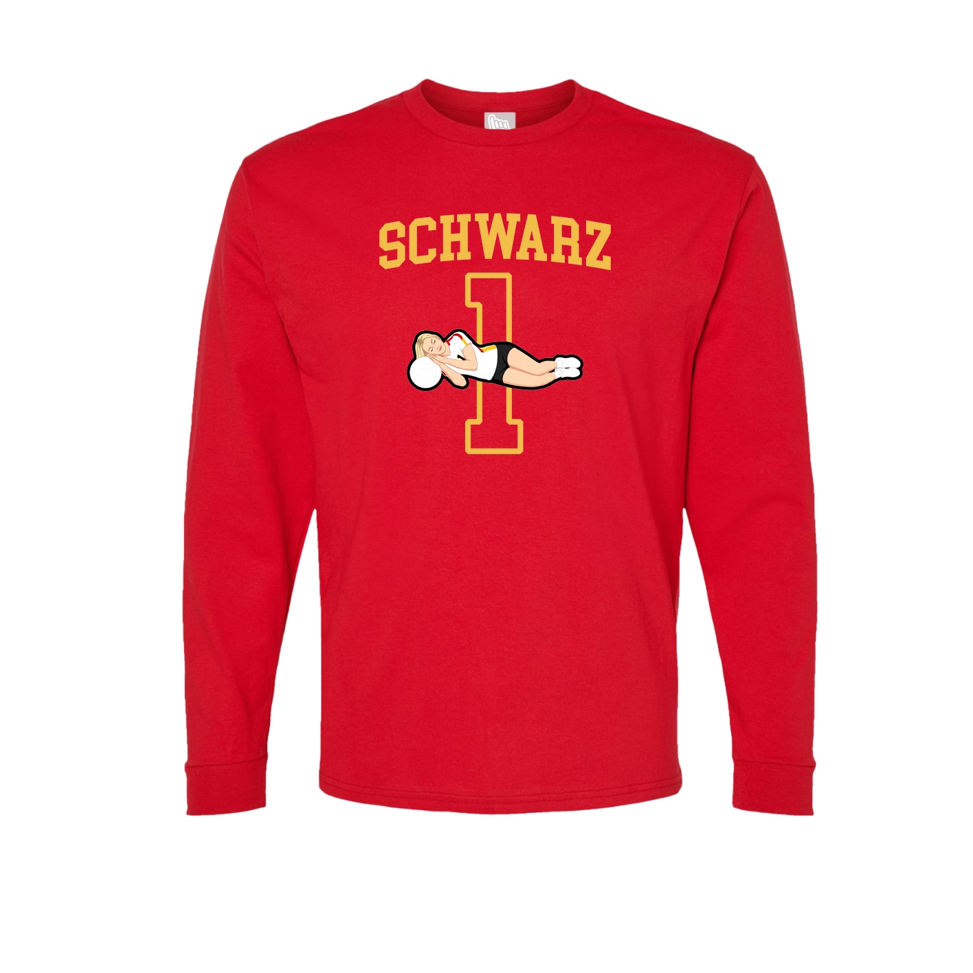 Long Sleeve Tee — Shirsey in Red