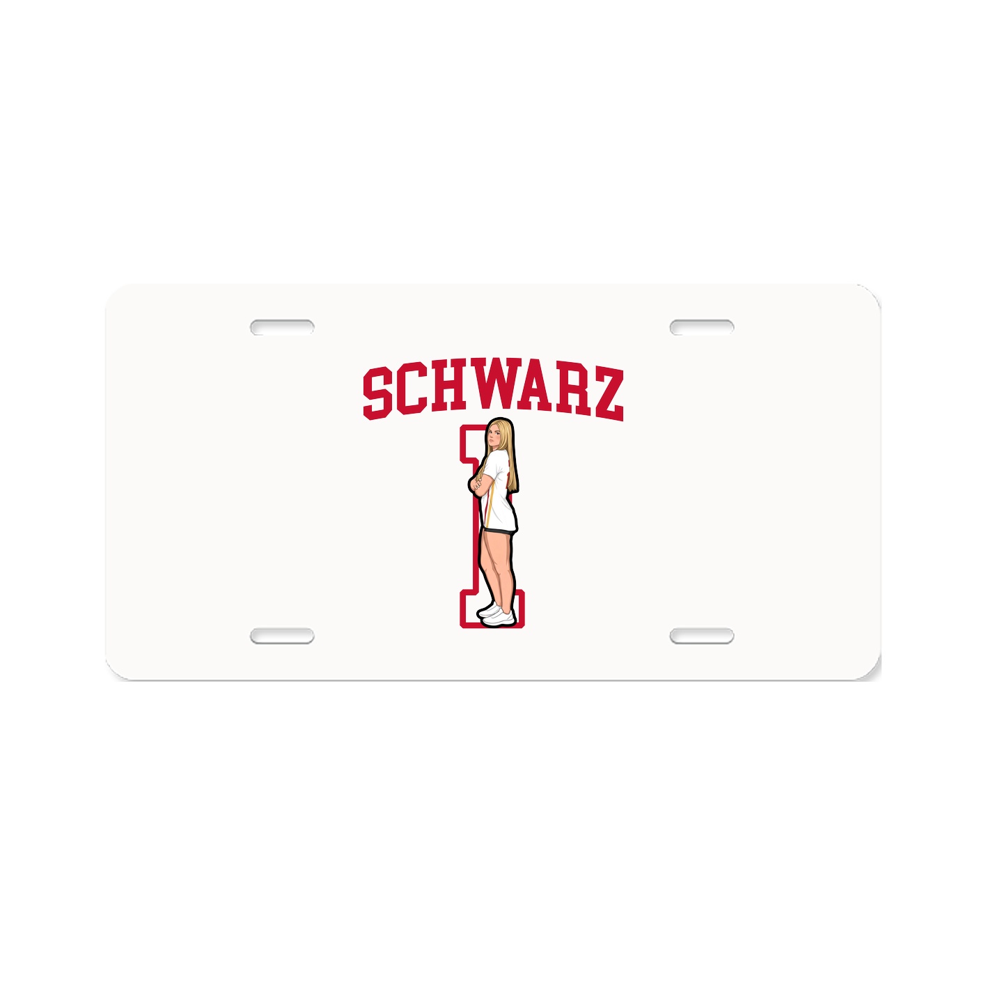 License Plate — Shirsey in Classic