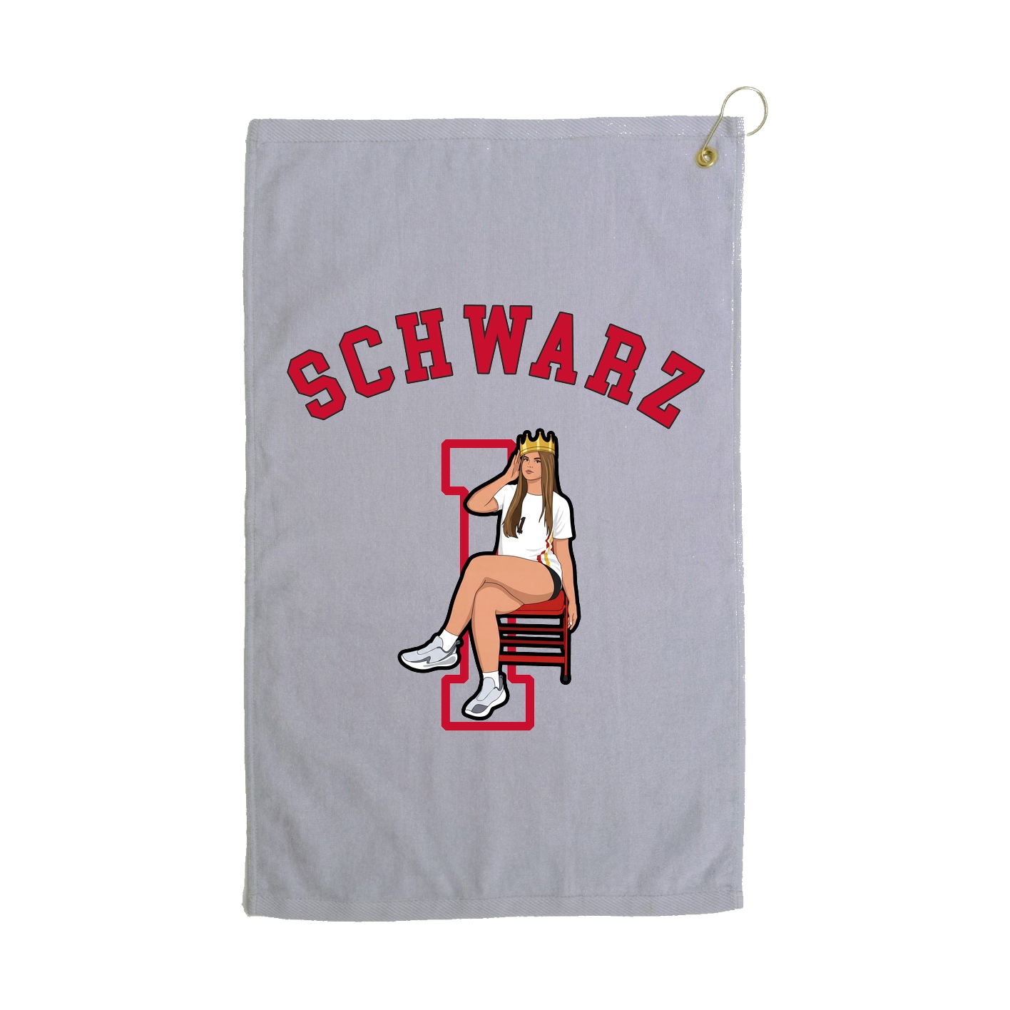 Golf Towel — Shirsey Arch in Grey