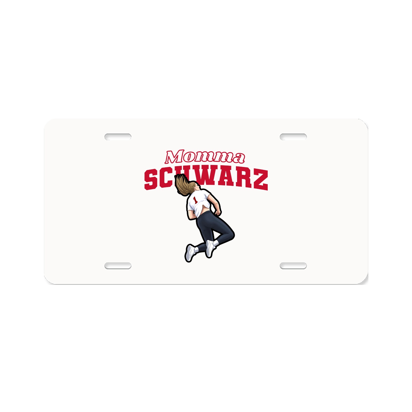 License Plate — Mothers Day Block in Classic