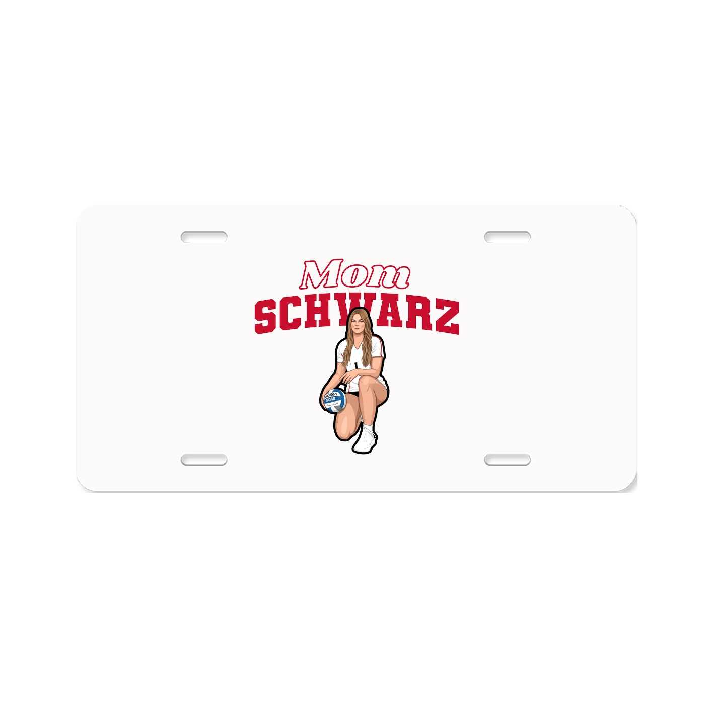 License Plate — Mothers Day Block in Classic