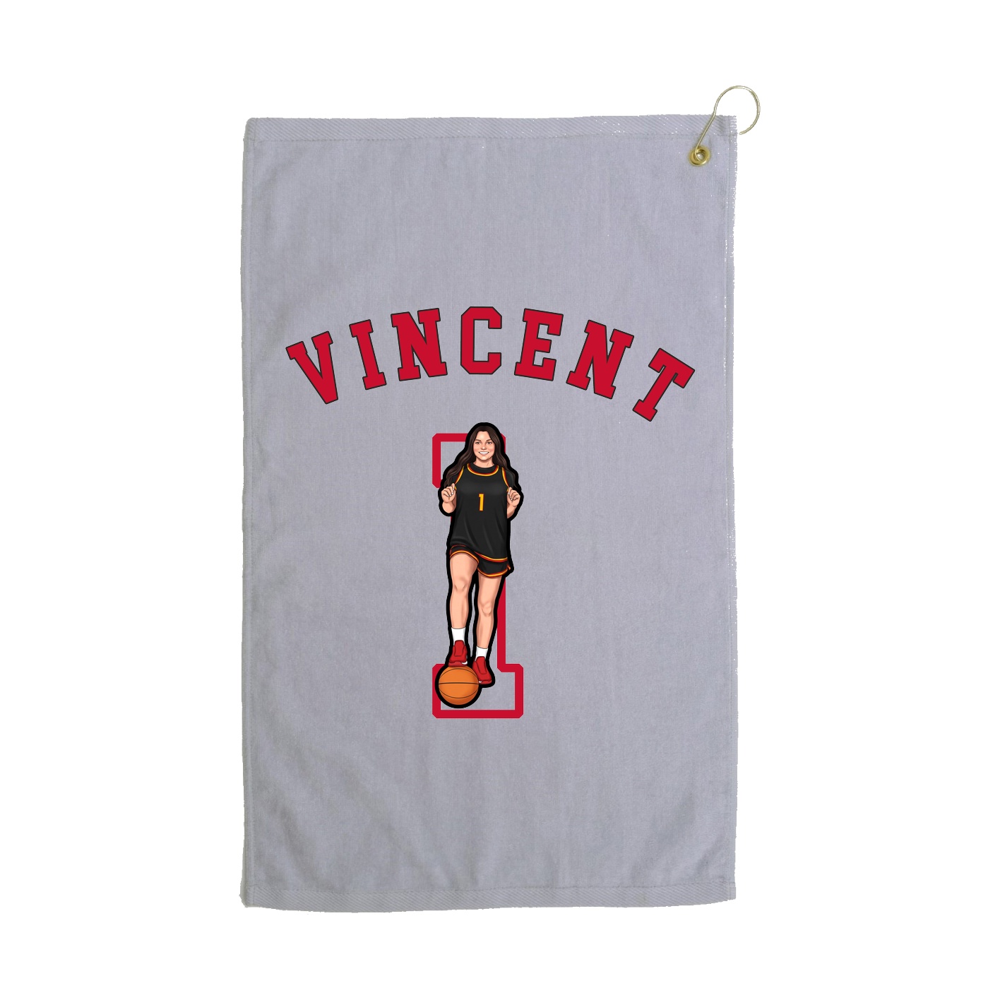 Golf Towel — Shirsey Arch in Grey