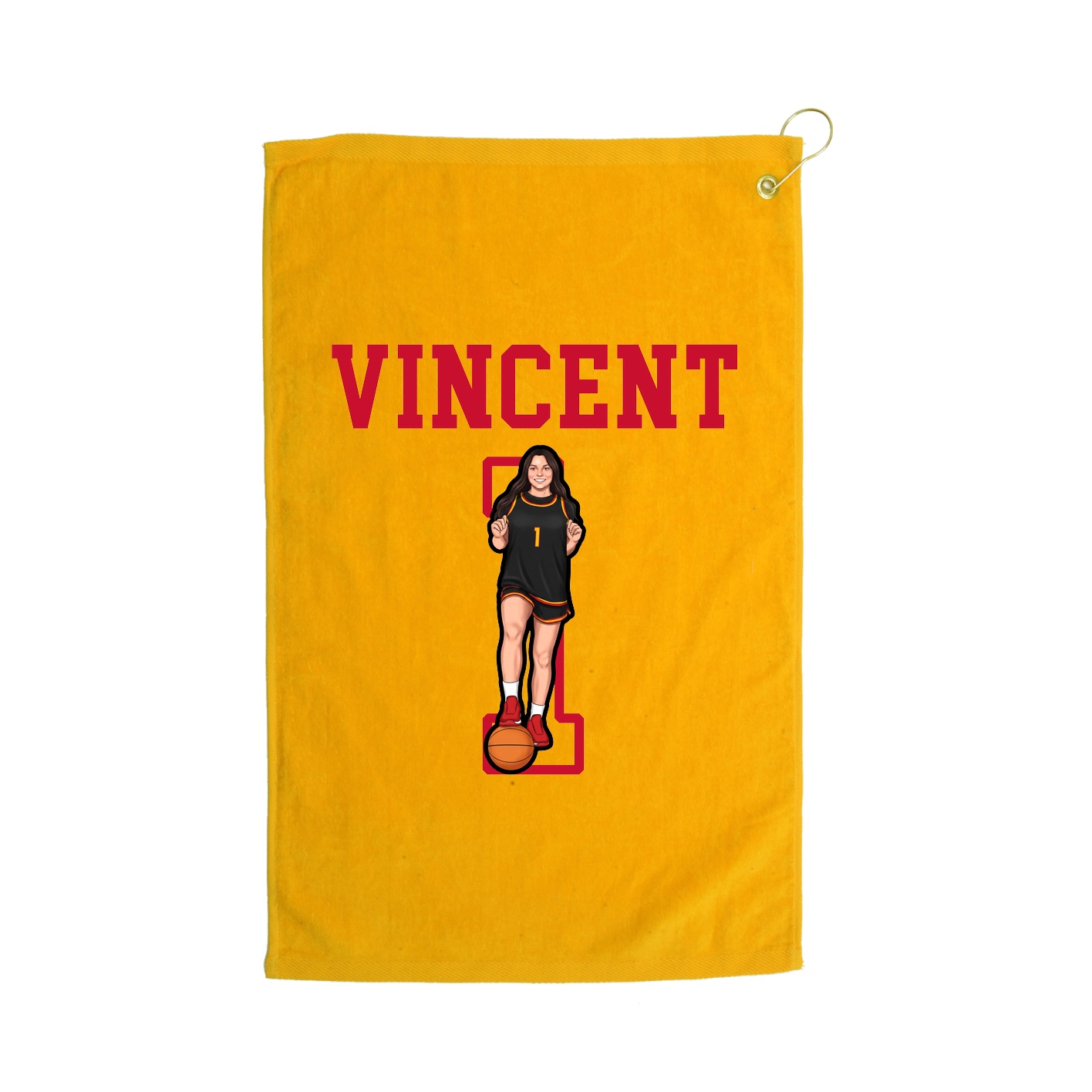 Golf Towel — Shirsey in Gold