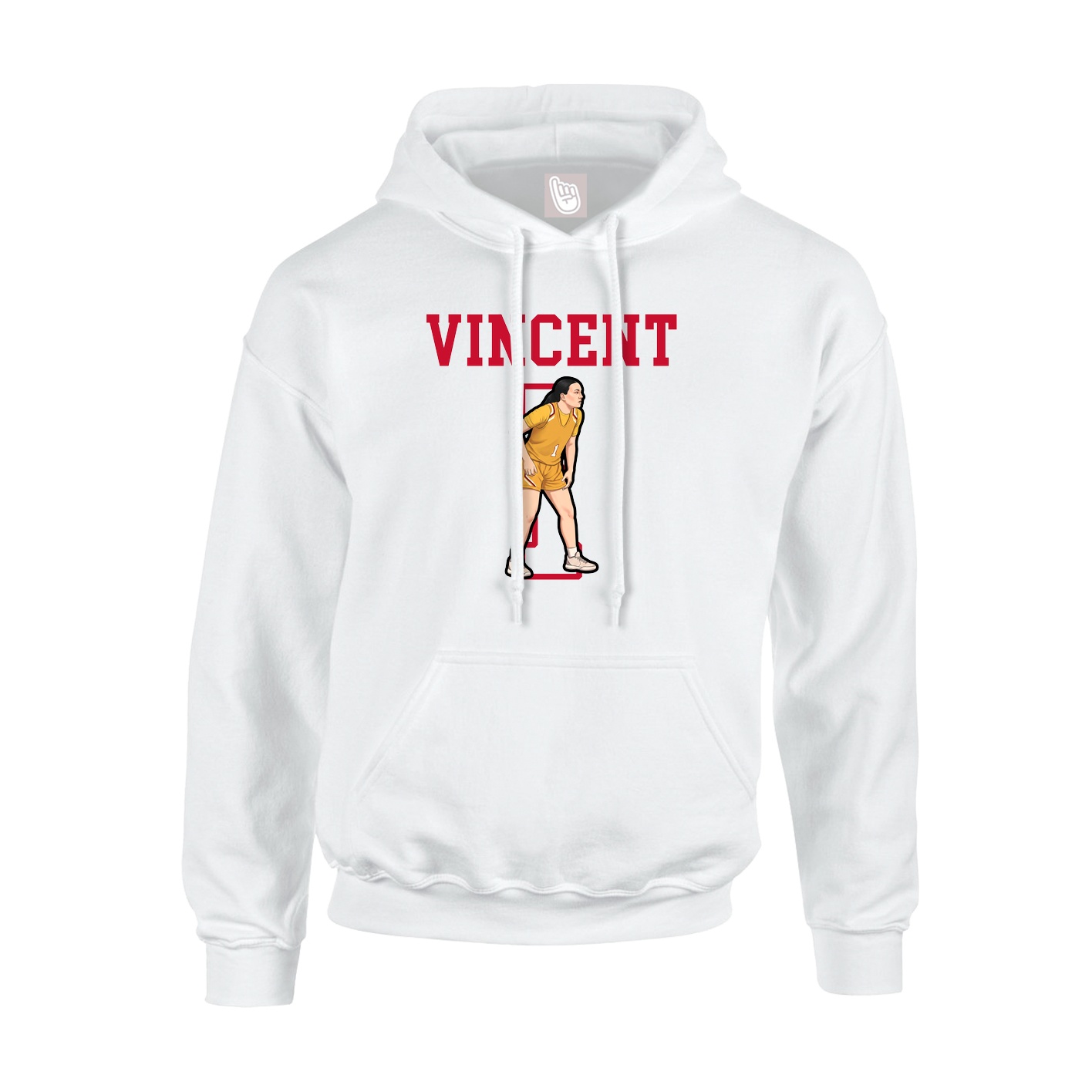 Hoodie — Shirsey in White