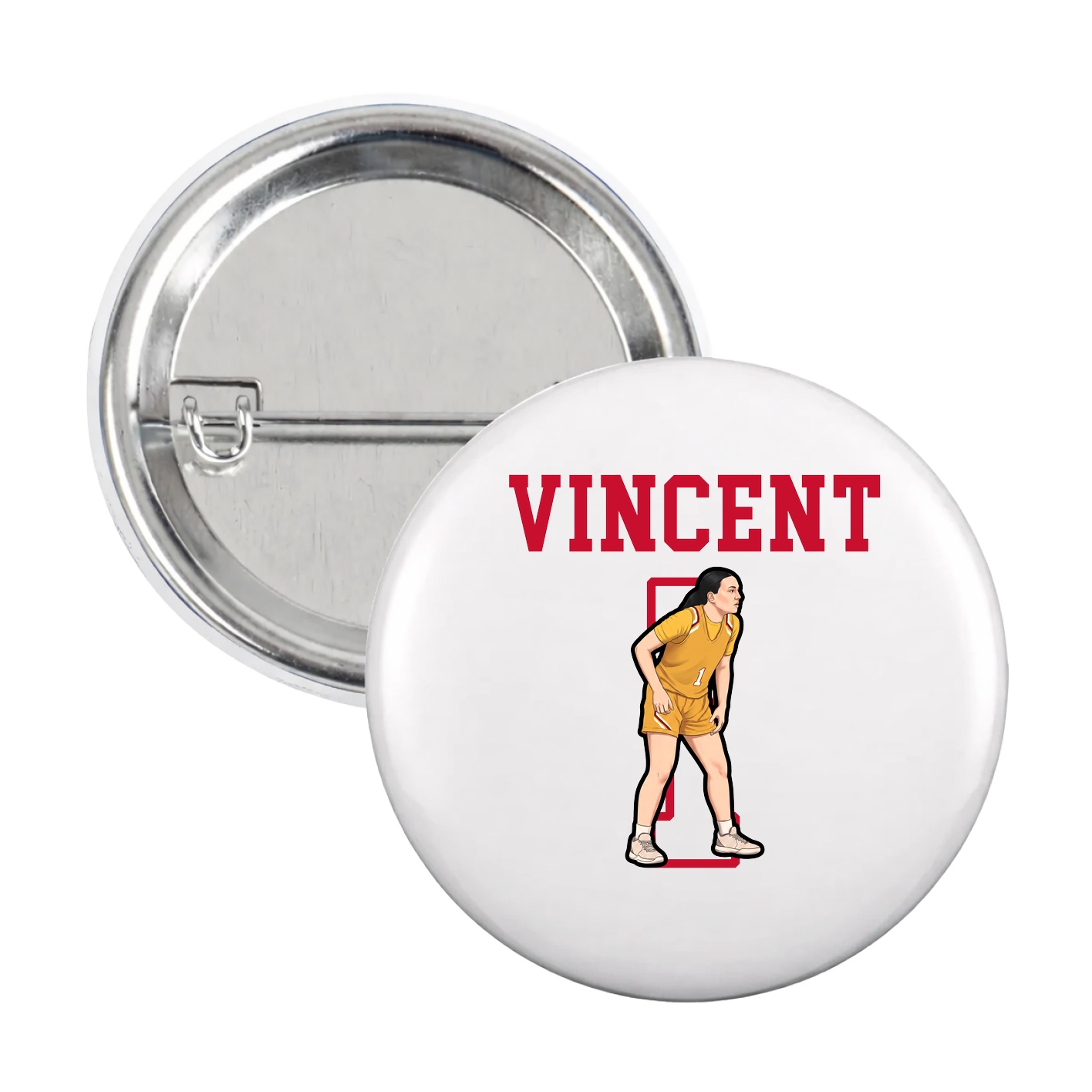 Game Day Button — Shirsey in White