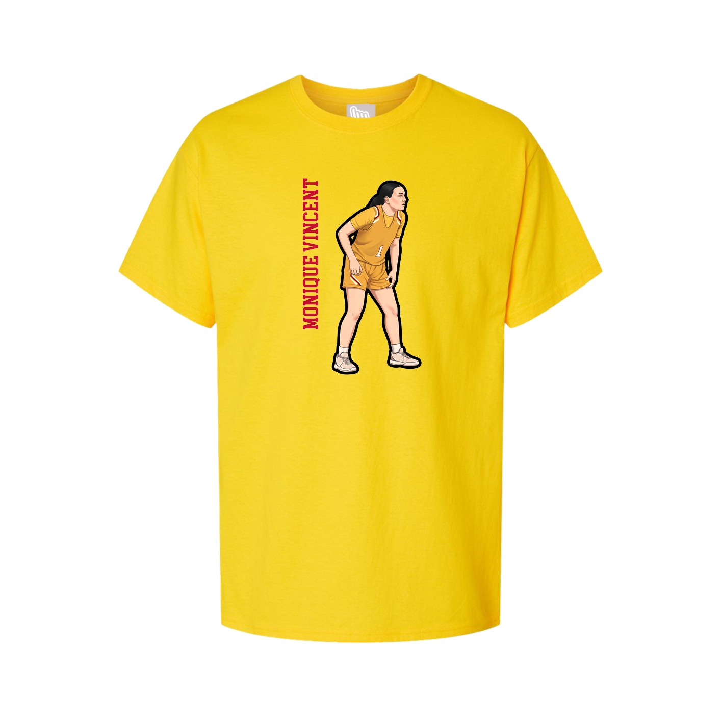 Tee — Name Vertical in Gold