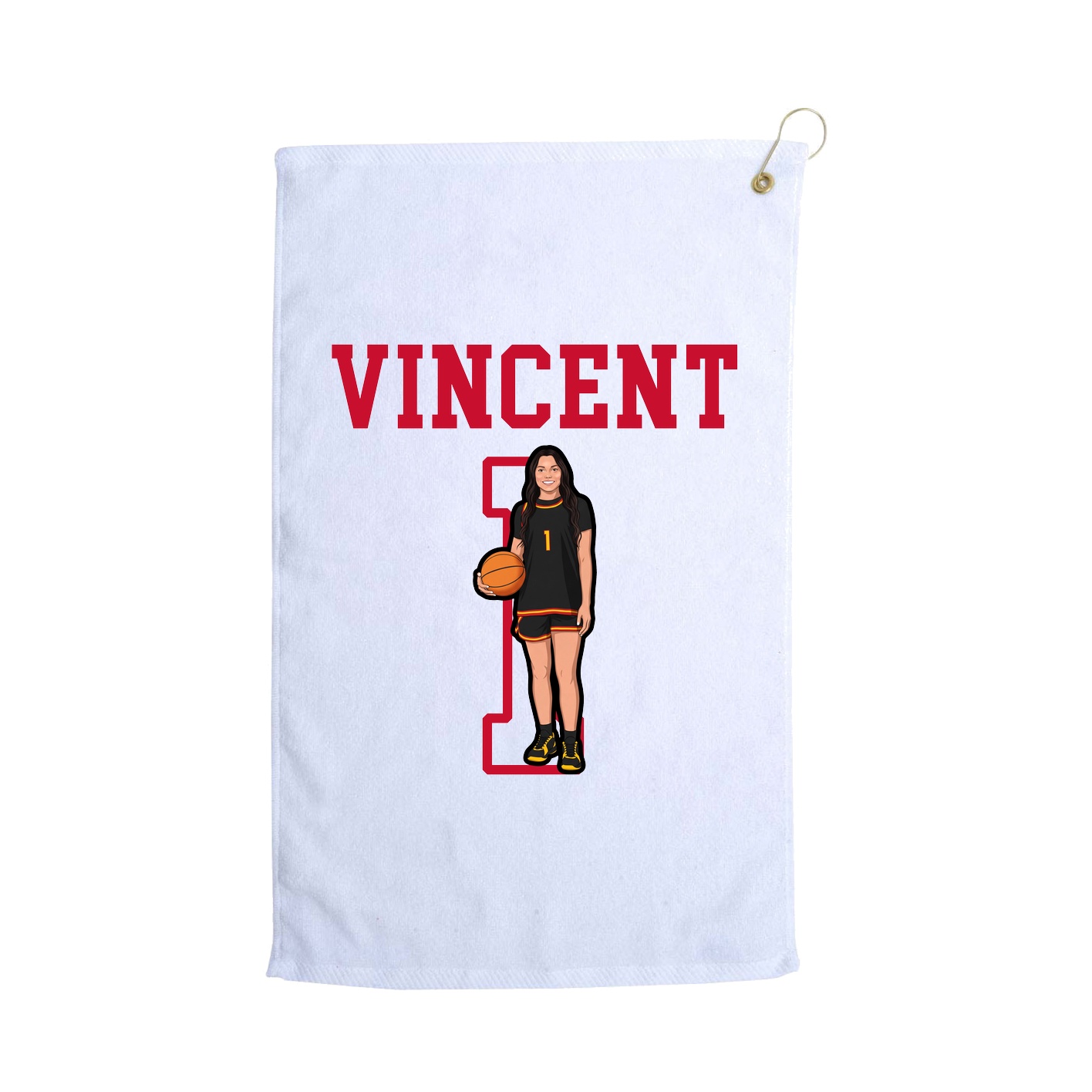 Golf Towel — Shirsey in White