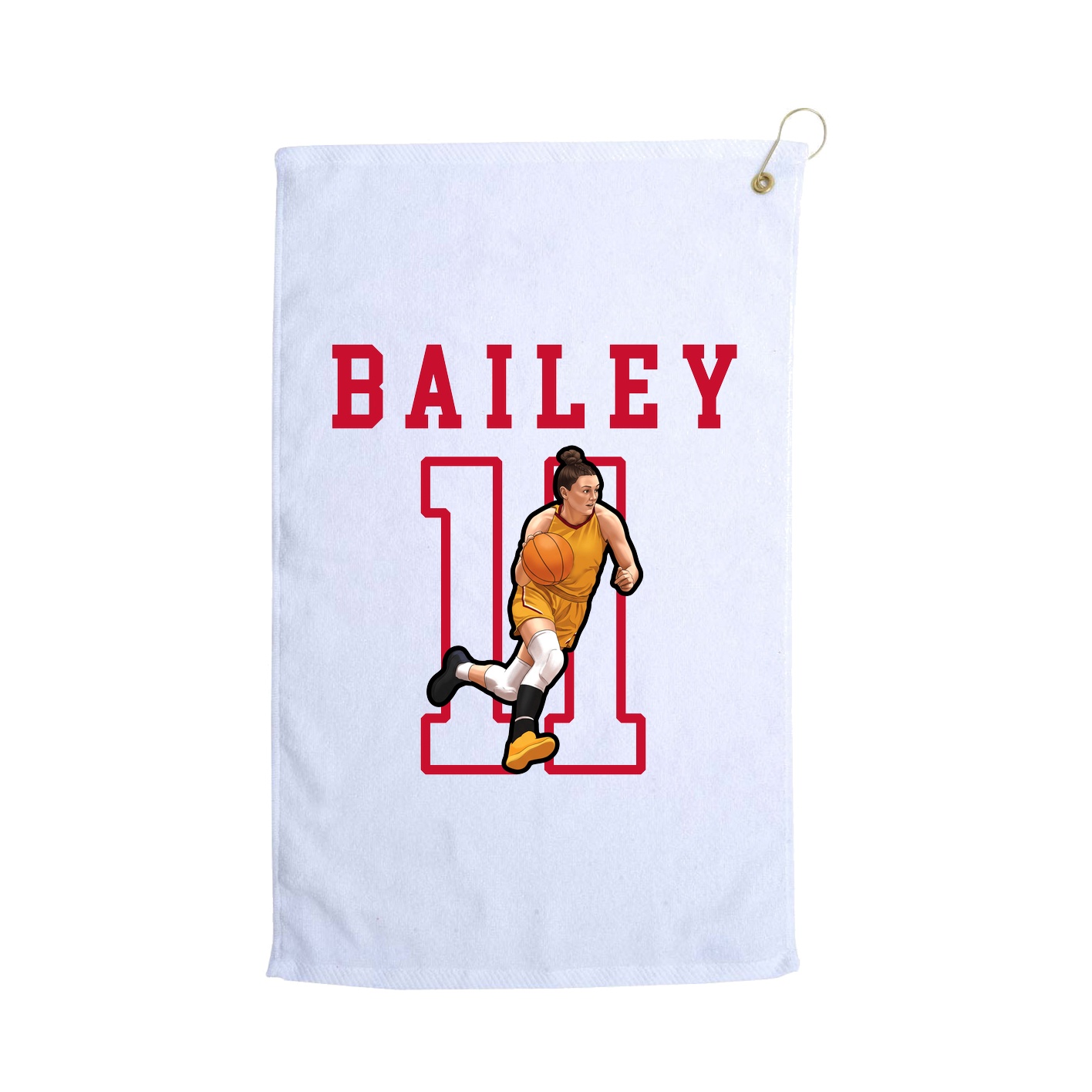 Golf Towel — Shirsey in White