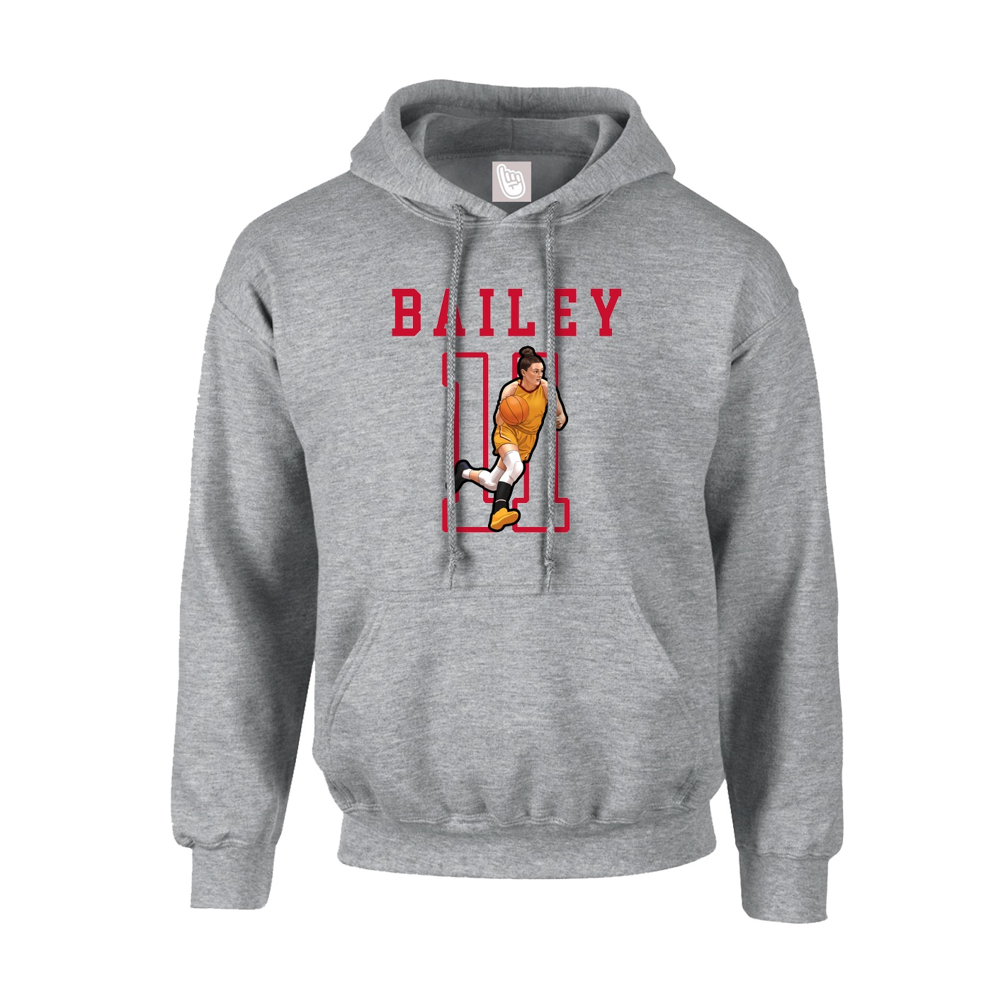 Hoodie — Shirsey in Grey