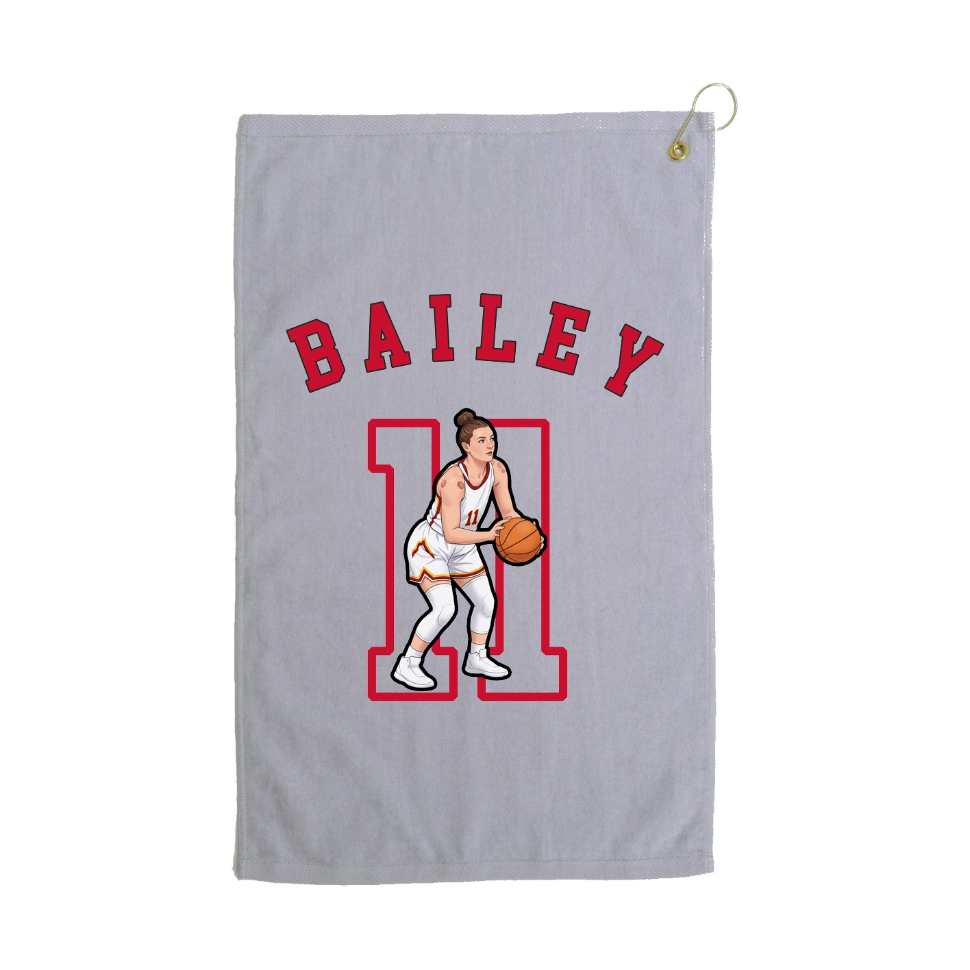 Golf Towel — Shirsey Arch in Grey