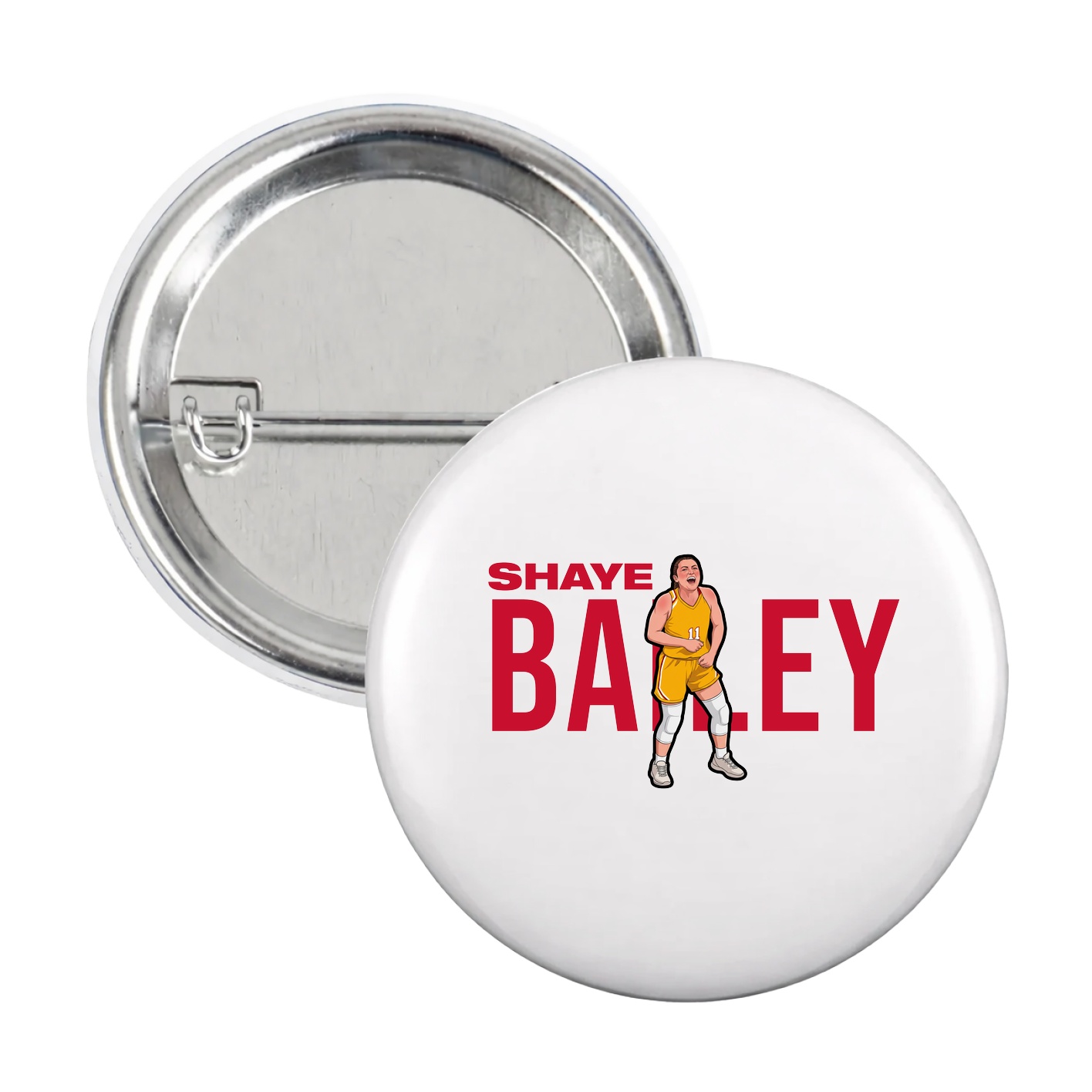 Game Day Button — Player Name in White