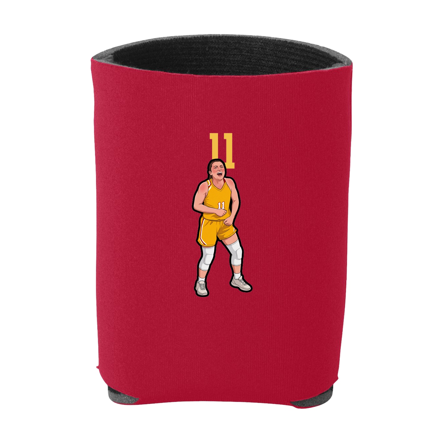 Can Holder — Number Top in Red