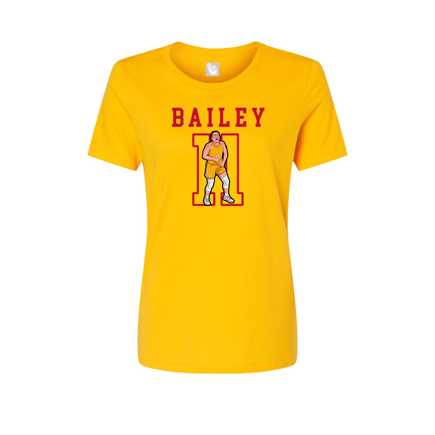 Fitted Women's Tee — Shirsey in Gold