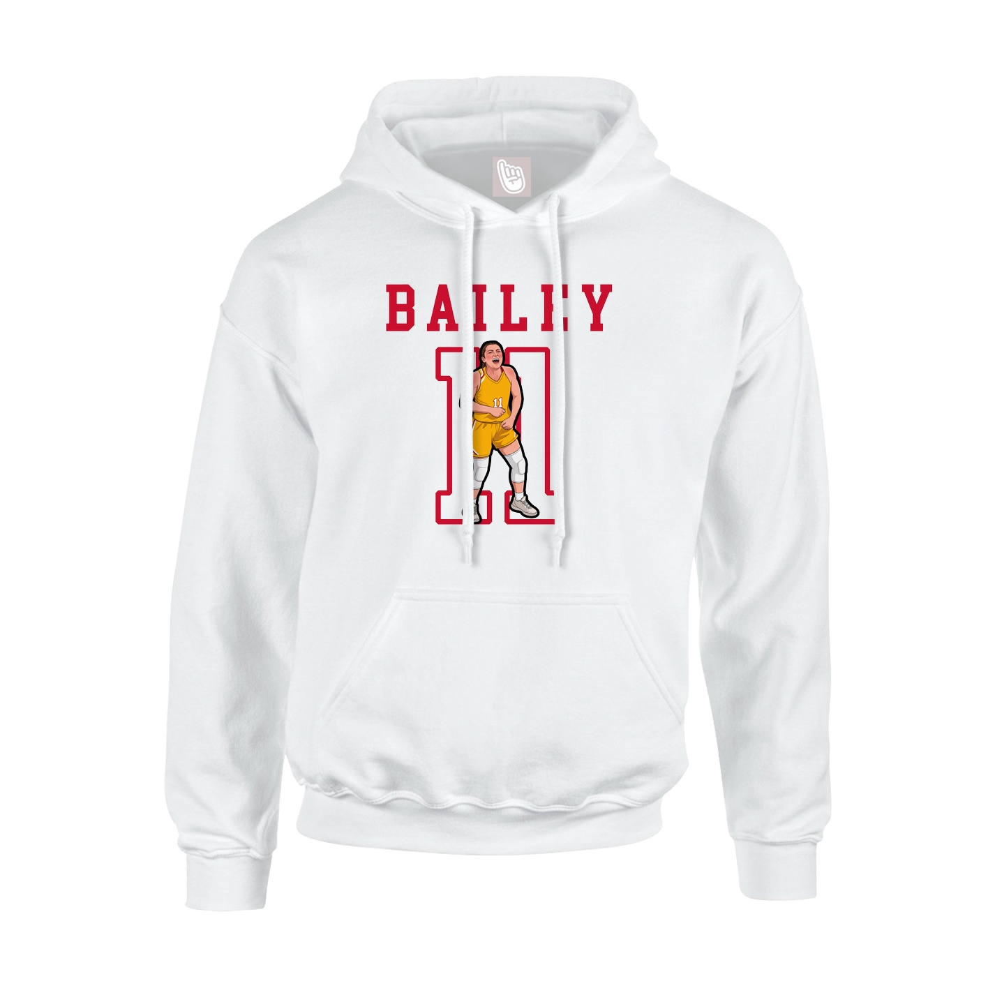 Youth Hoodie — Shirsey in White