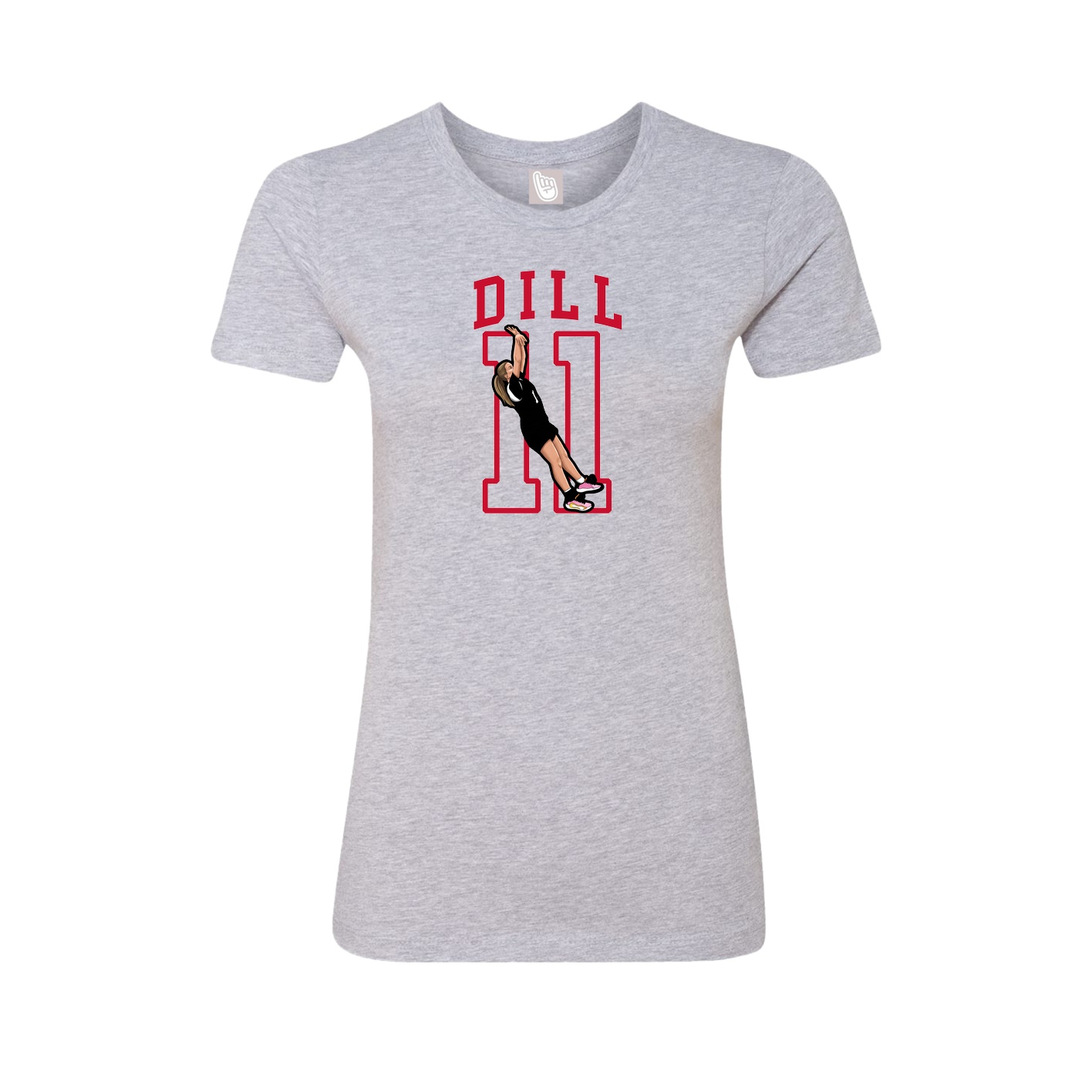 Fitted Women's Tee — Shirsey in Grey