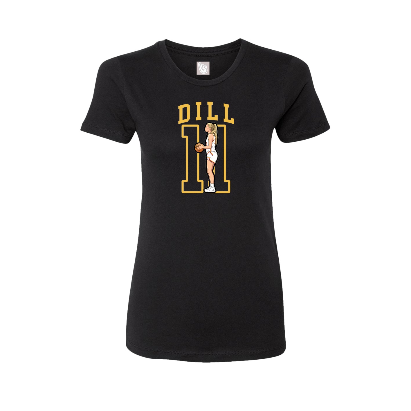 Fitted Women's Tee — Shirsey in Black
