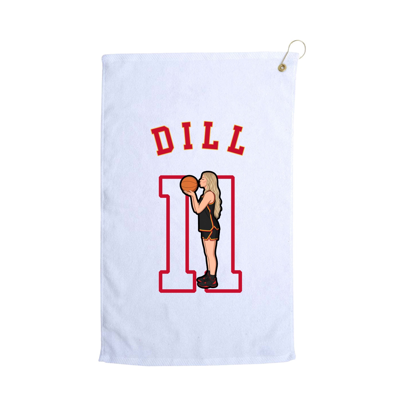 Golf Towel — Shirsey Arch in White