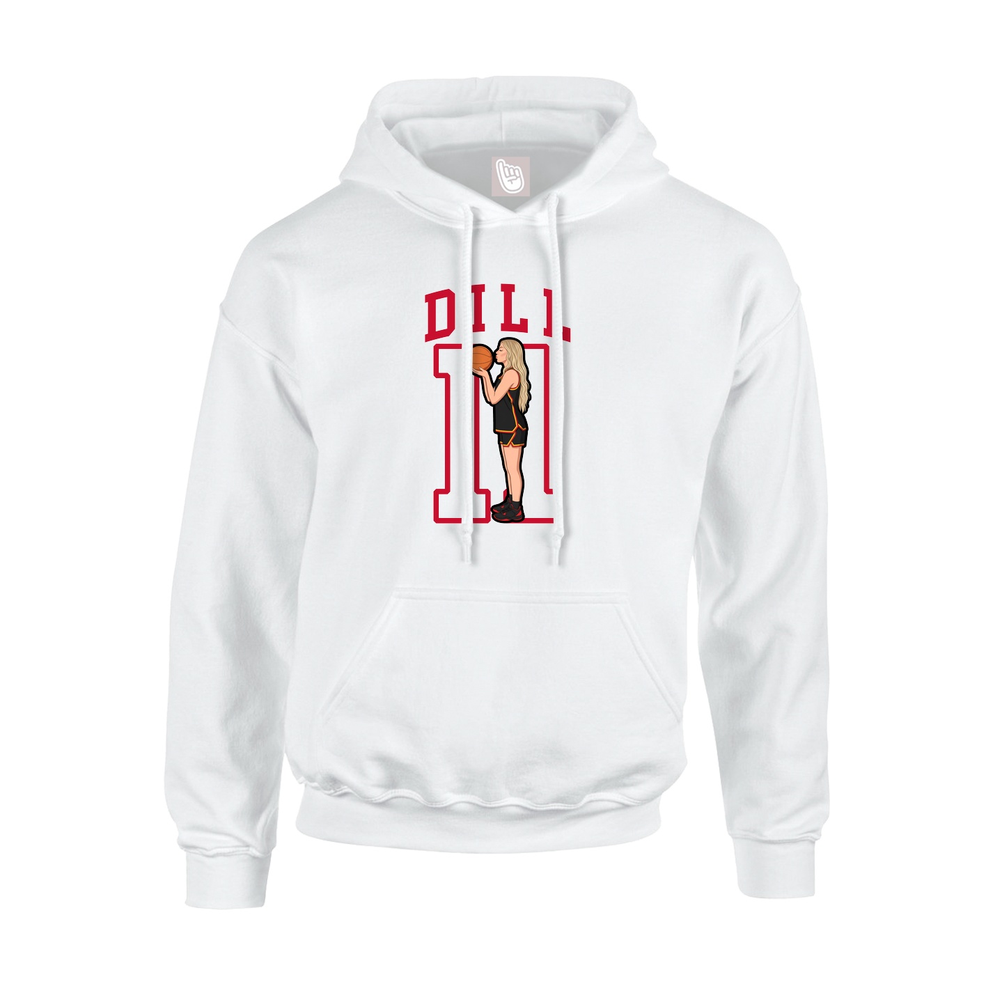 Hoodie — Shirsey in White
