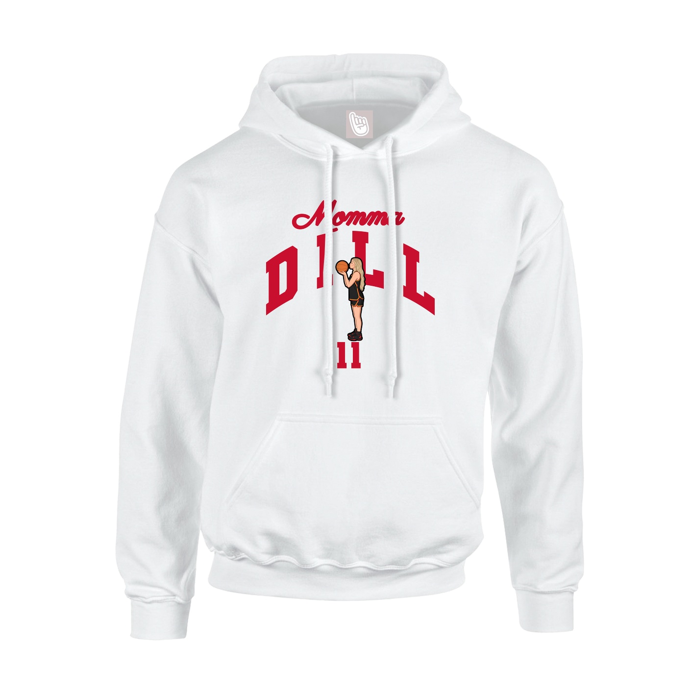 Youth Hoodie — Mothers Day Arch in White