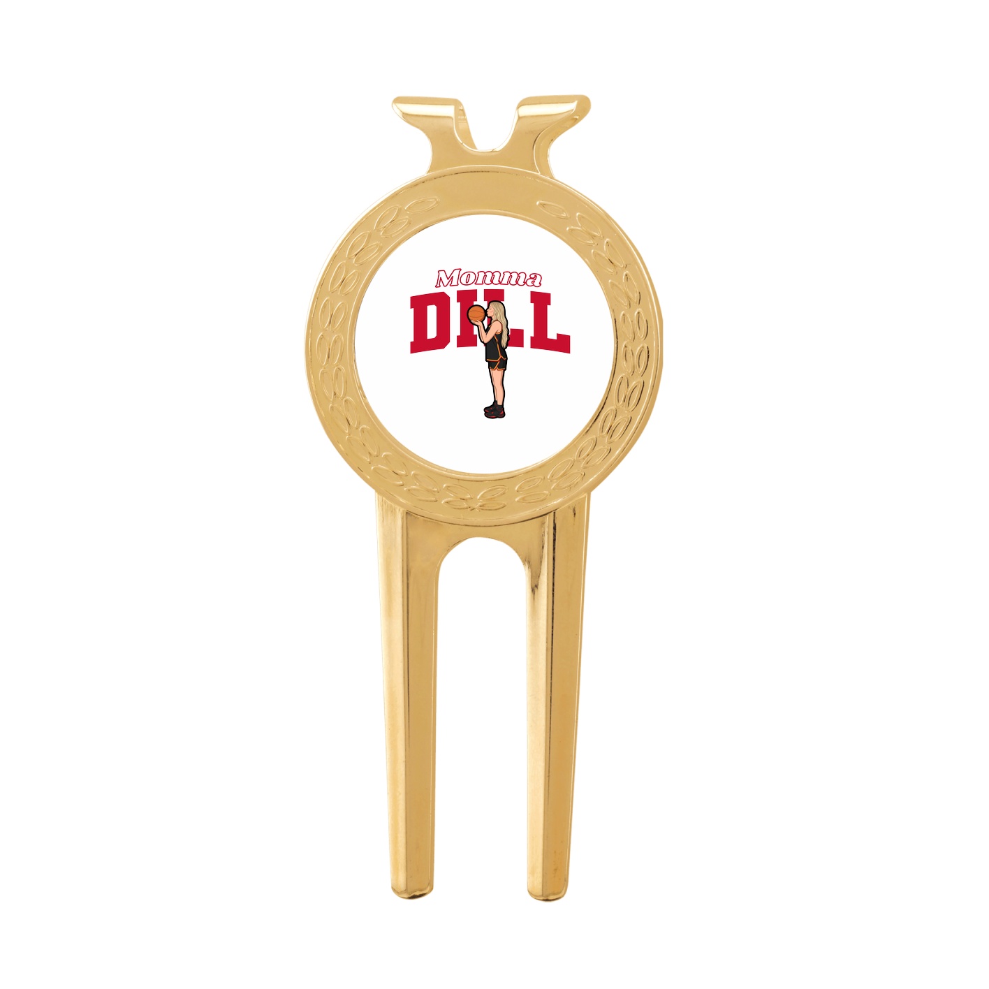 Divot Tool with Ball Marker — Mothers Day Block in Classic