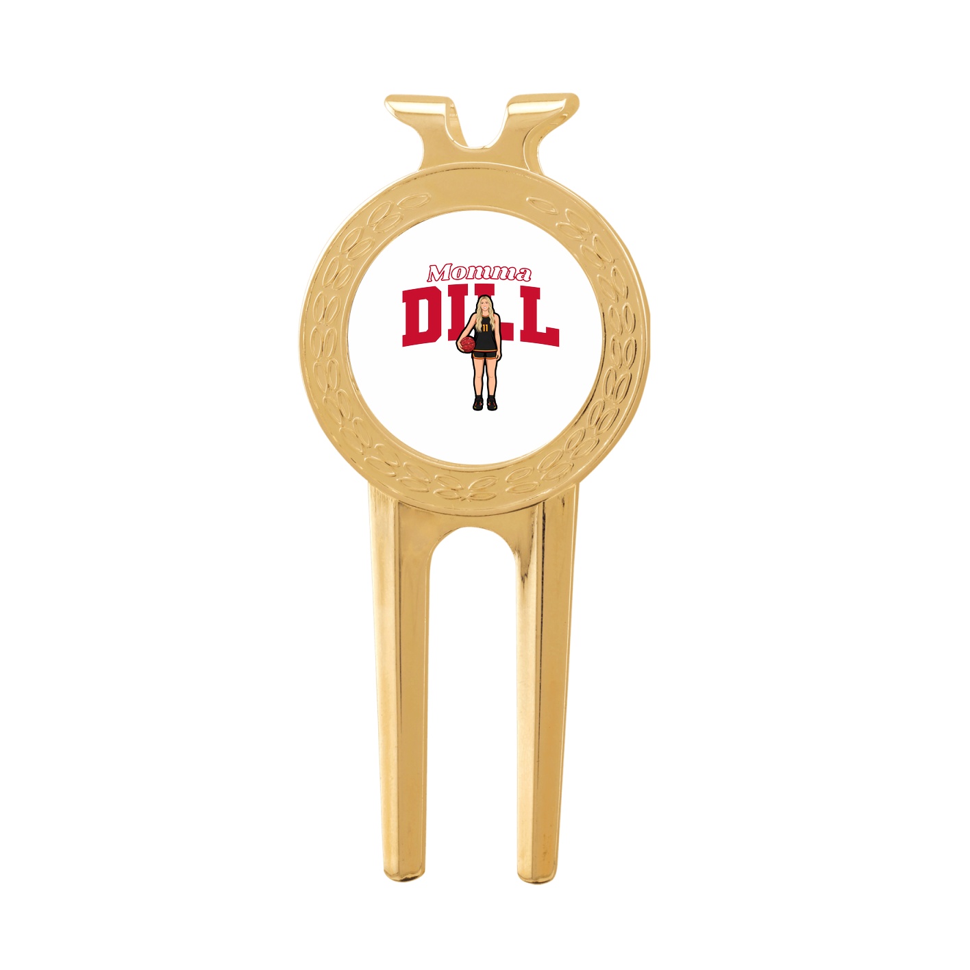 Divot Tool with Ball Marker — Mothers Day Block in Classic