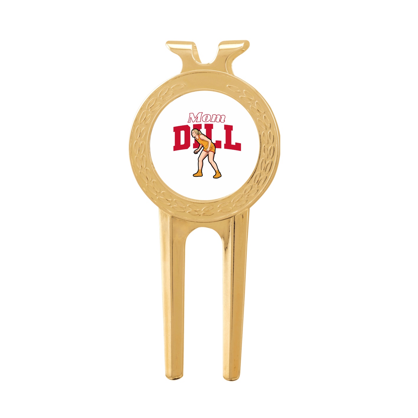 Divot Tool with Ball Marker — Mothers Day Block in Classic