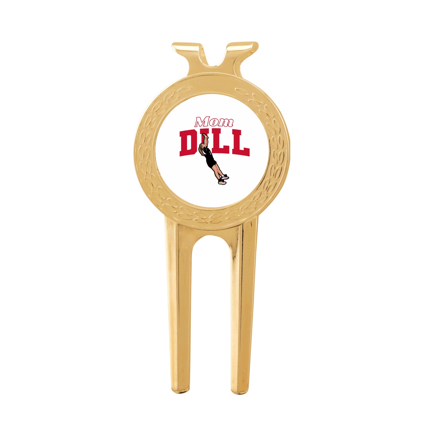 Divot Tool with Ball Marker — Mothers Day Block in Classic